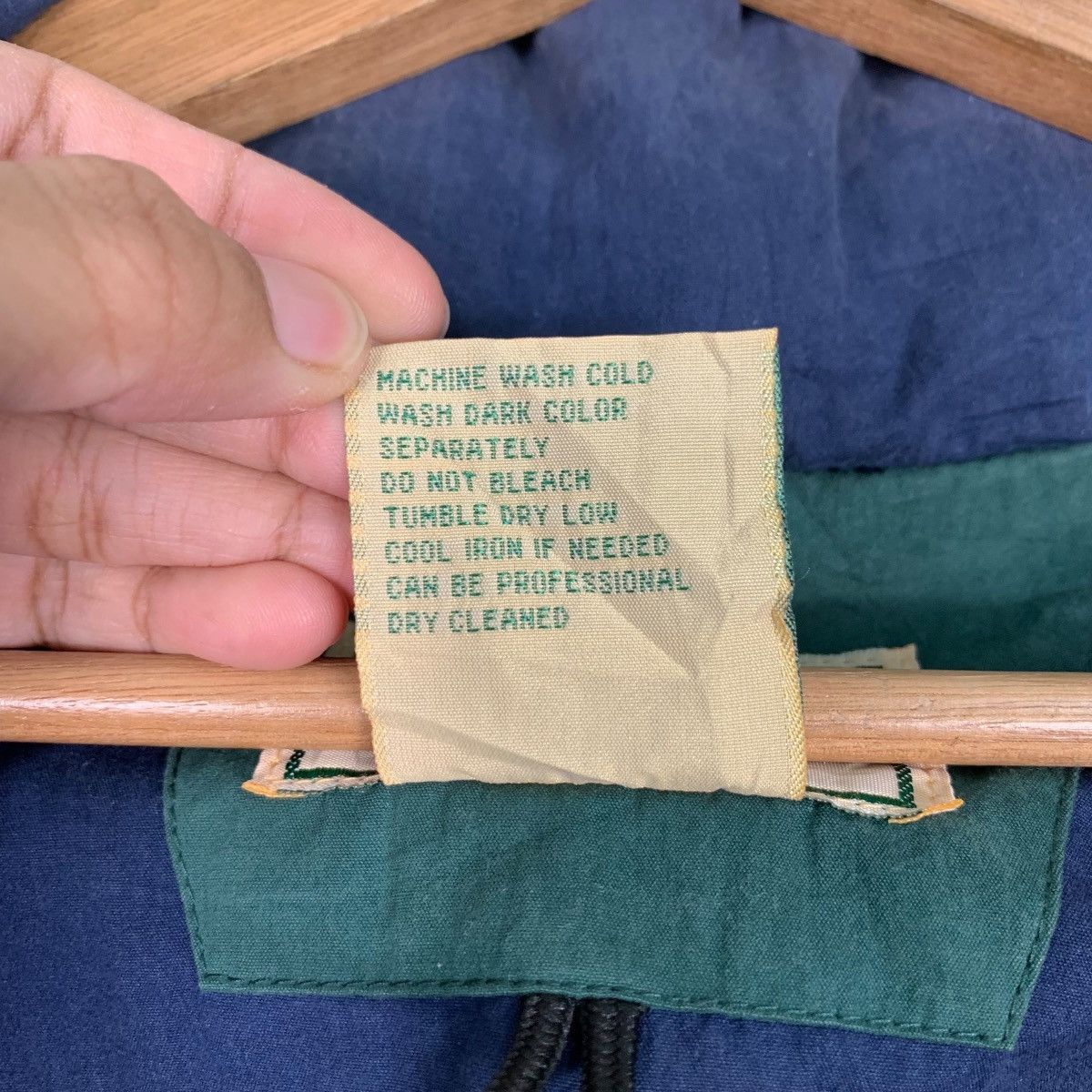 L.L. Bean Vintage L.L.BEAN Blue Outdoor Jacket #0550-C25 Size US L / EU 52-54 / 3 - 17 Thumbnail