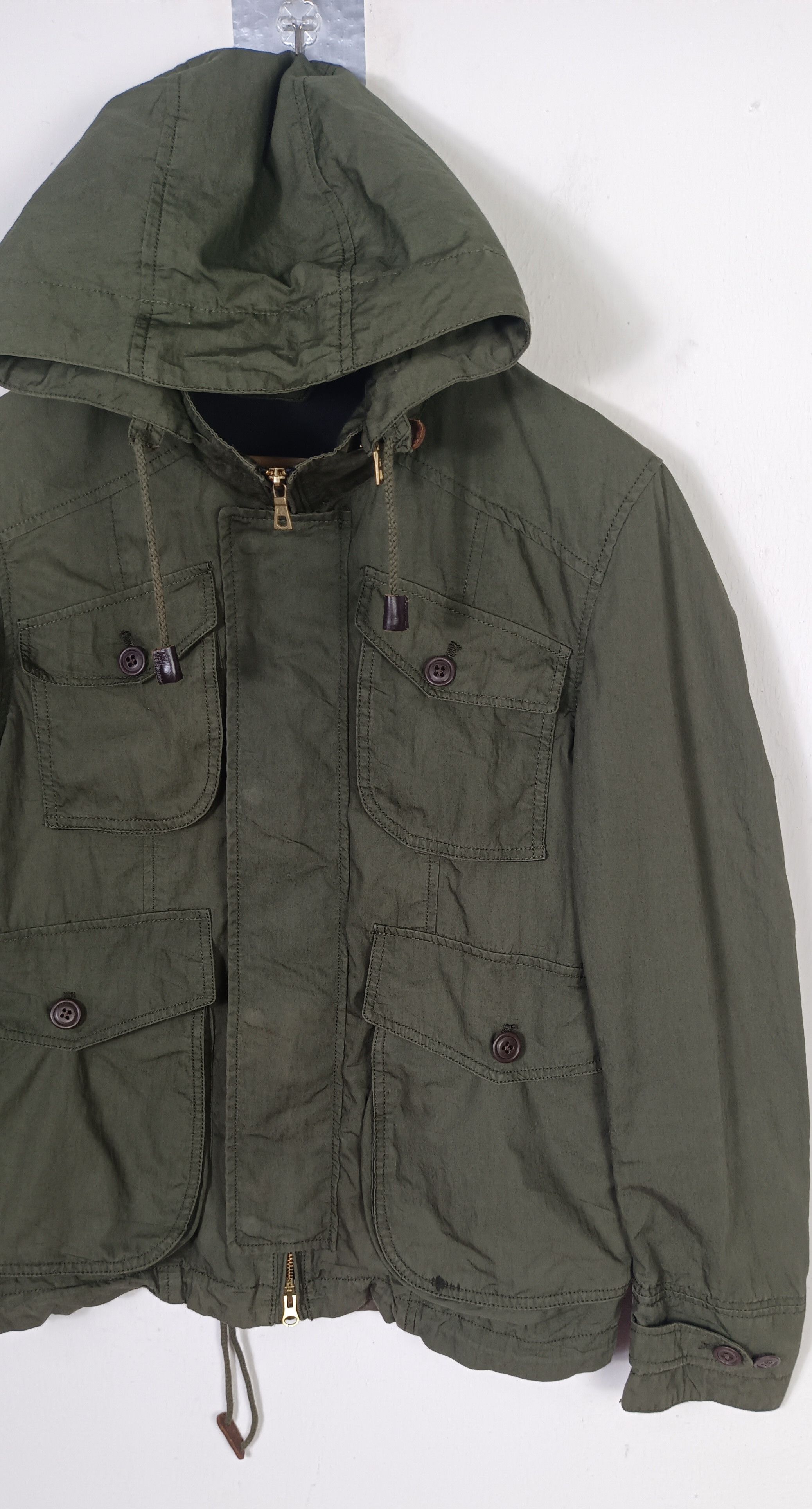 SHIPS Ships Japan Multipocket Tactical Cargo Hoodie Jacket Size US M / EU 48-50 / 2 - 3 Thumbnail