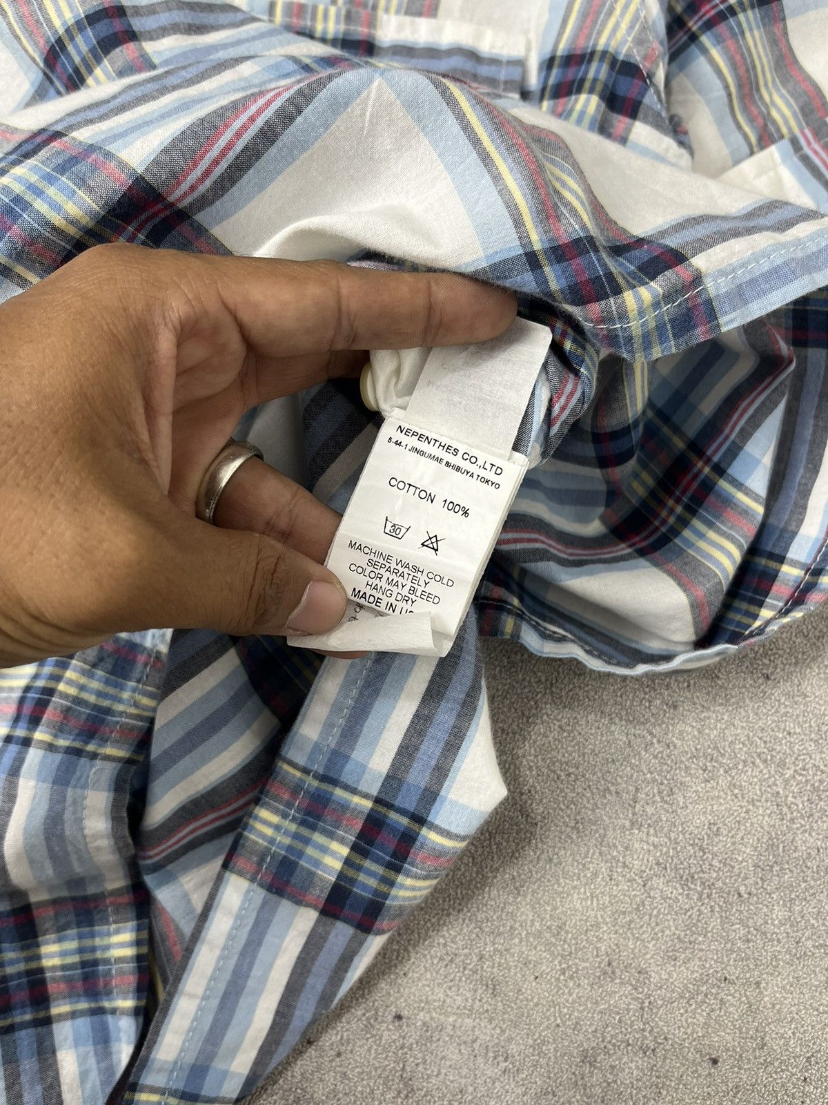 Engineered Garments × Needles × Nepenthes Enginereed garments fwk halfbutton shirt Size US S / EU 44-46 / 1 - 8 Thumbnail