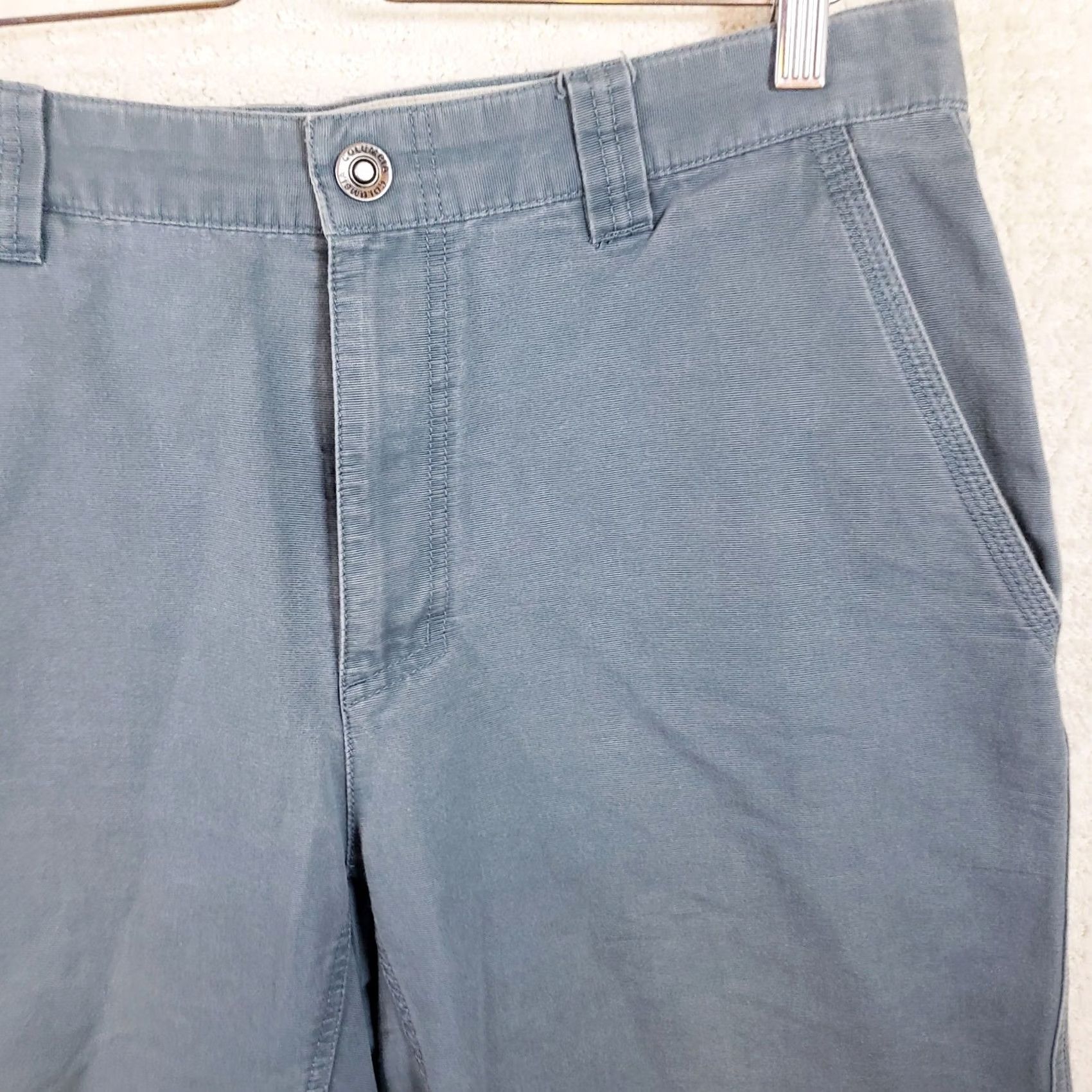 Vintage Columbia Cargo Shorts Mens 34x11 Sage Green Canvas Utility Hiking Size US 34 / EU 50 - 5 Thumbnail