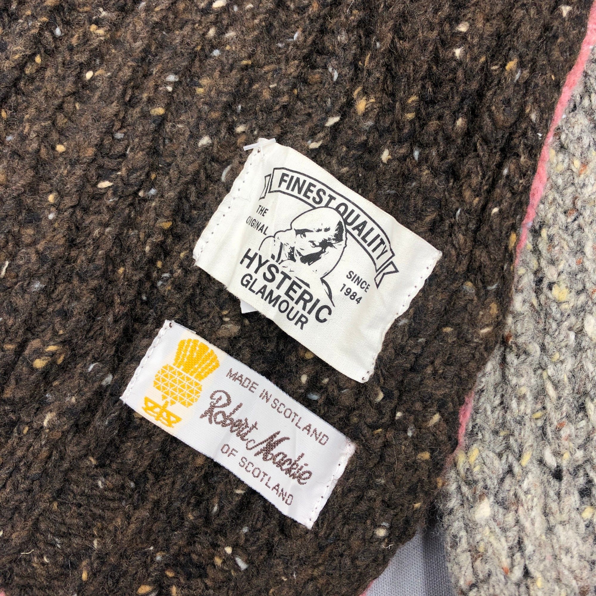 Hysteric Glamour Vintage Hysteric Glamour Scarf Muffler Wool Knit Scarves Size ONE SIZE - 4 Thumbnail