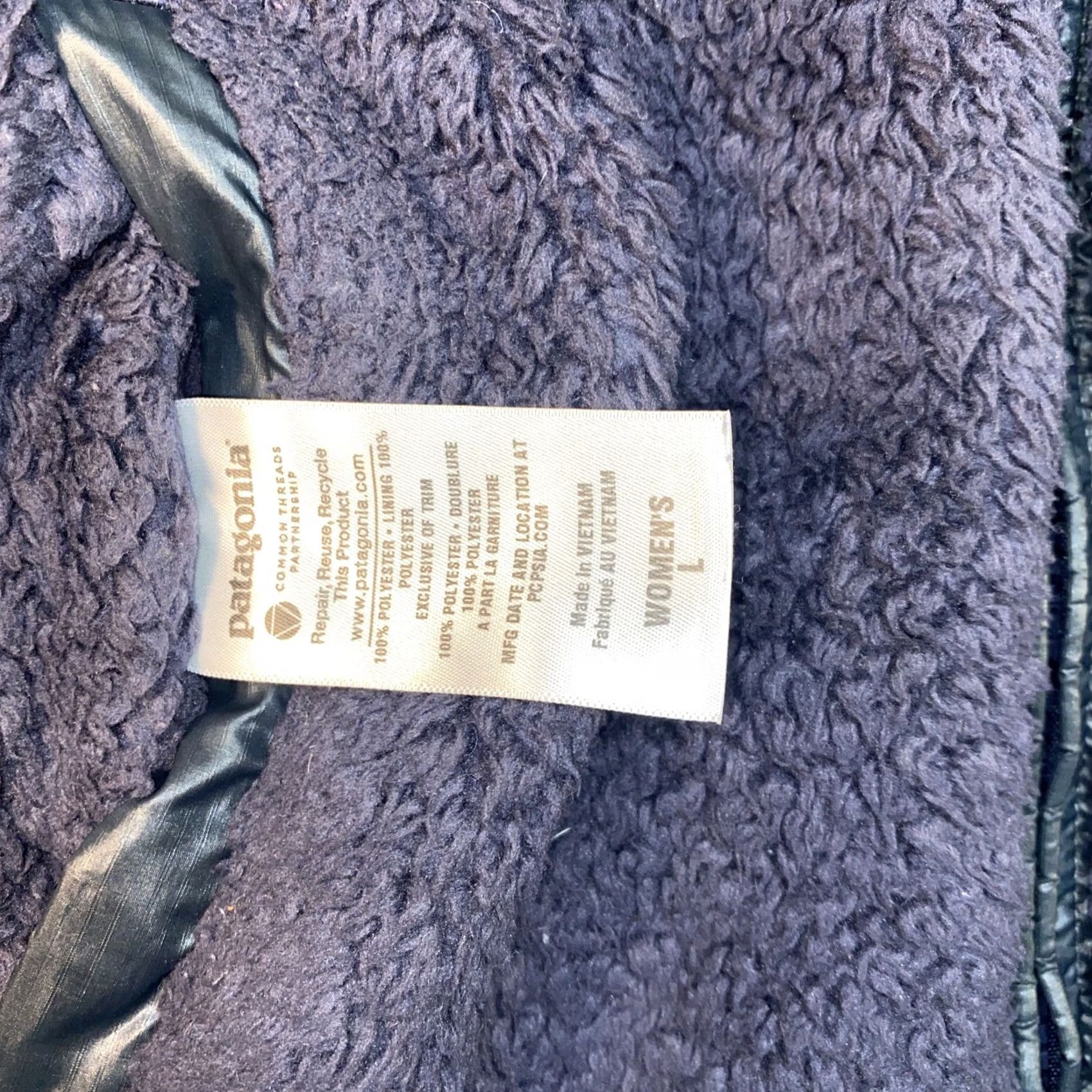 Patagonia Patagonia Los Lobos Reversible Fleece Vest Deep Pile Sz L Women Gray Reversible Vest Loss Lobos Fleece Vest Size L / US 10 / IT 46 - 3 Thumbnail