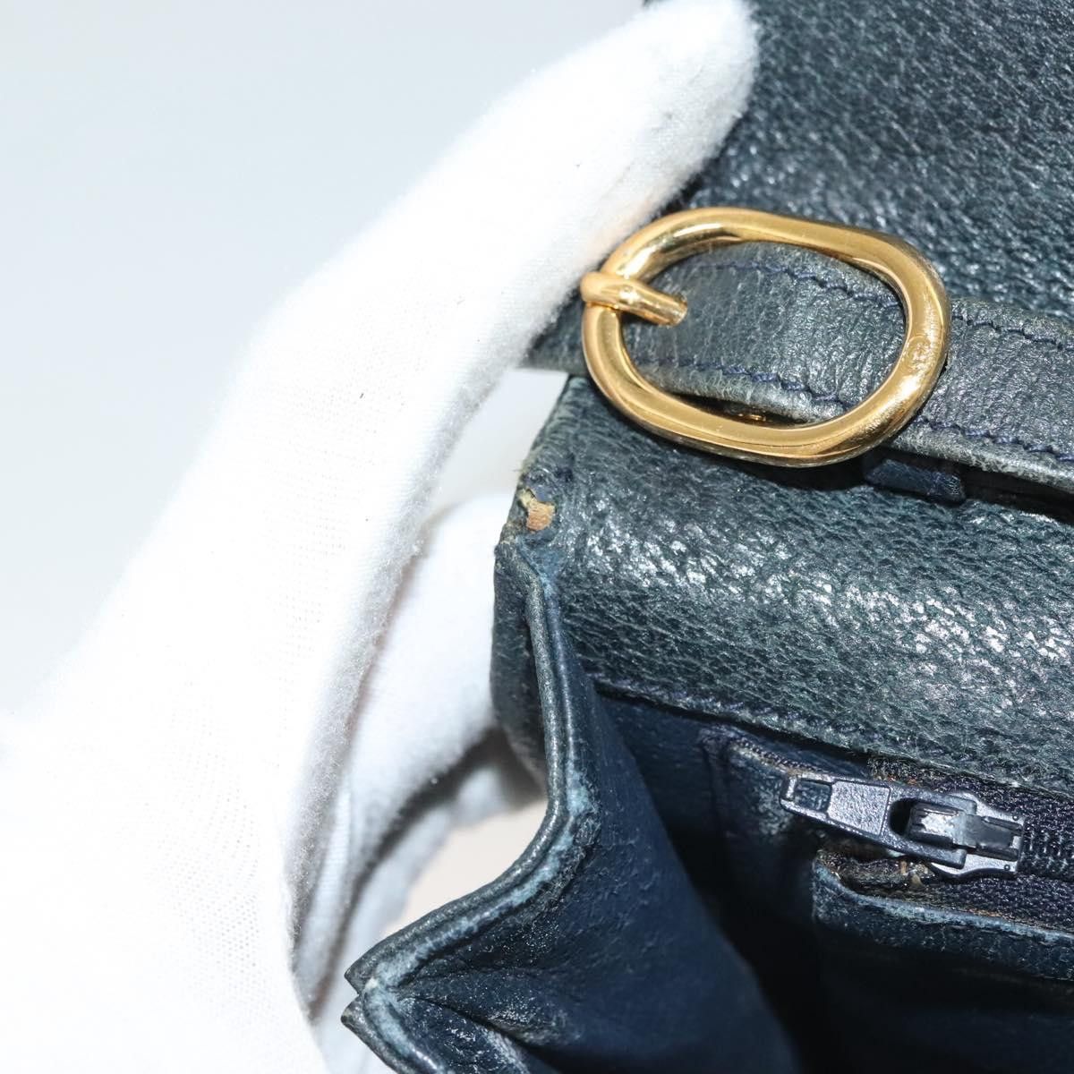 Gucci GUCCI Micro GG Supreme Shoulder Bag Pvc Navy Gold 89 02 050 Size ONE SIZE - 17 Thumbnail