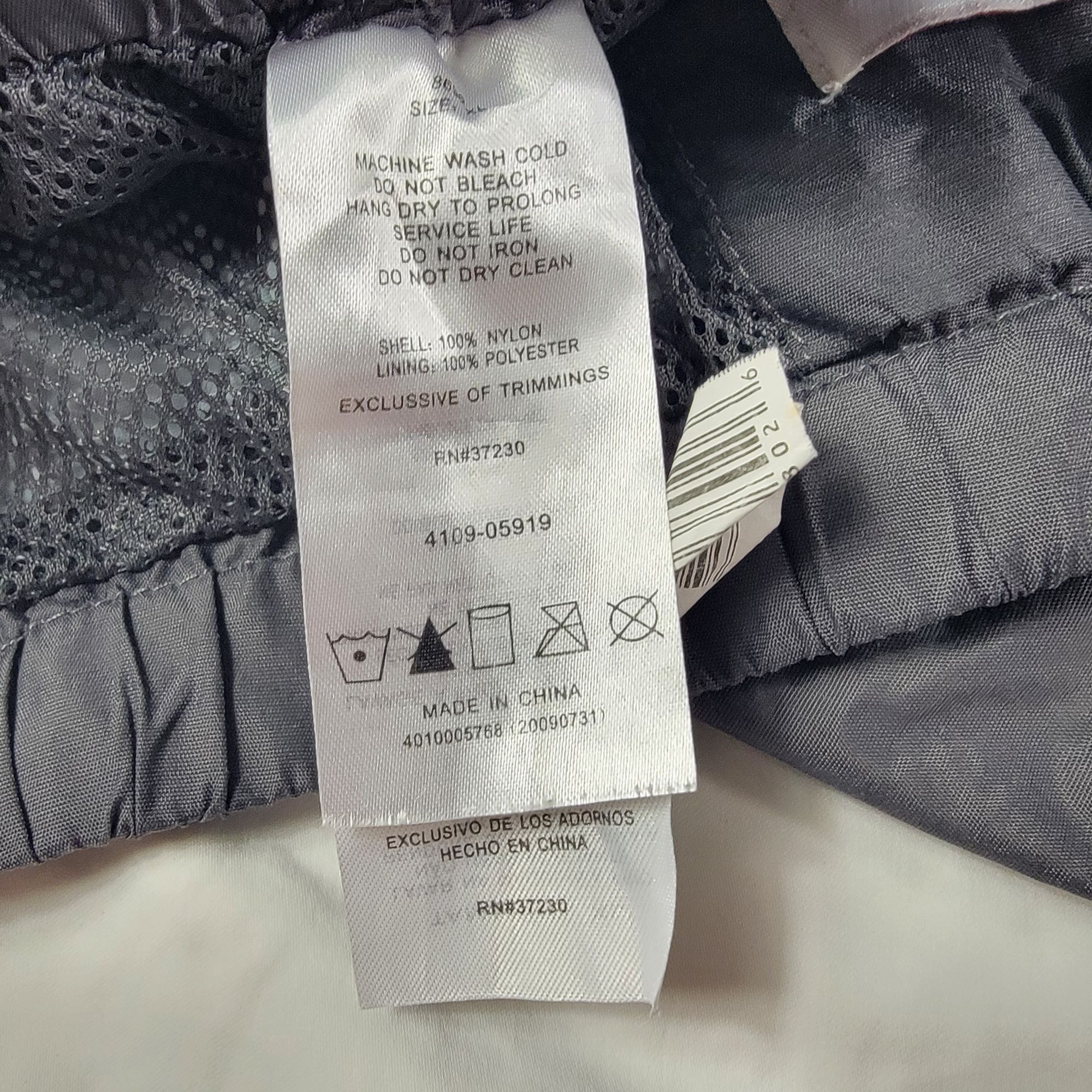 Coleman Coleman Mens XL Black Nylon Pants Rain Outdoors Casual Work Size US 44 / EU 60 - 5 Thumbnail