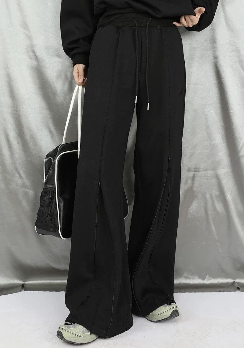 Japanese Brand × Vintage Avant garde front zip skater sweatpants pants Size US 32 / EU 48 - 5 Thumbnail