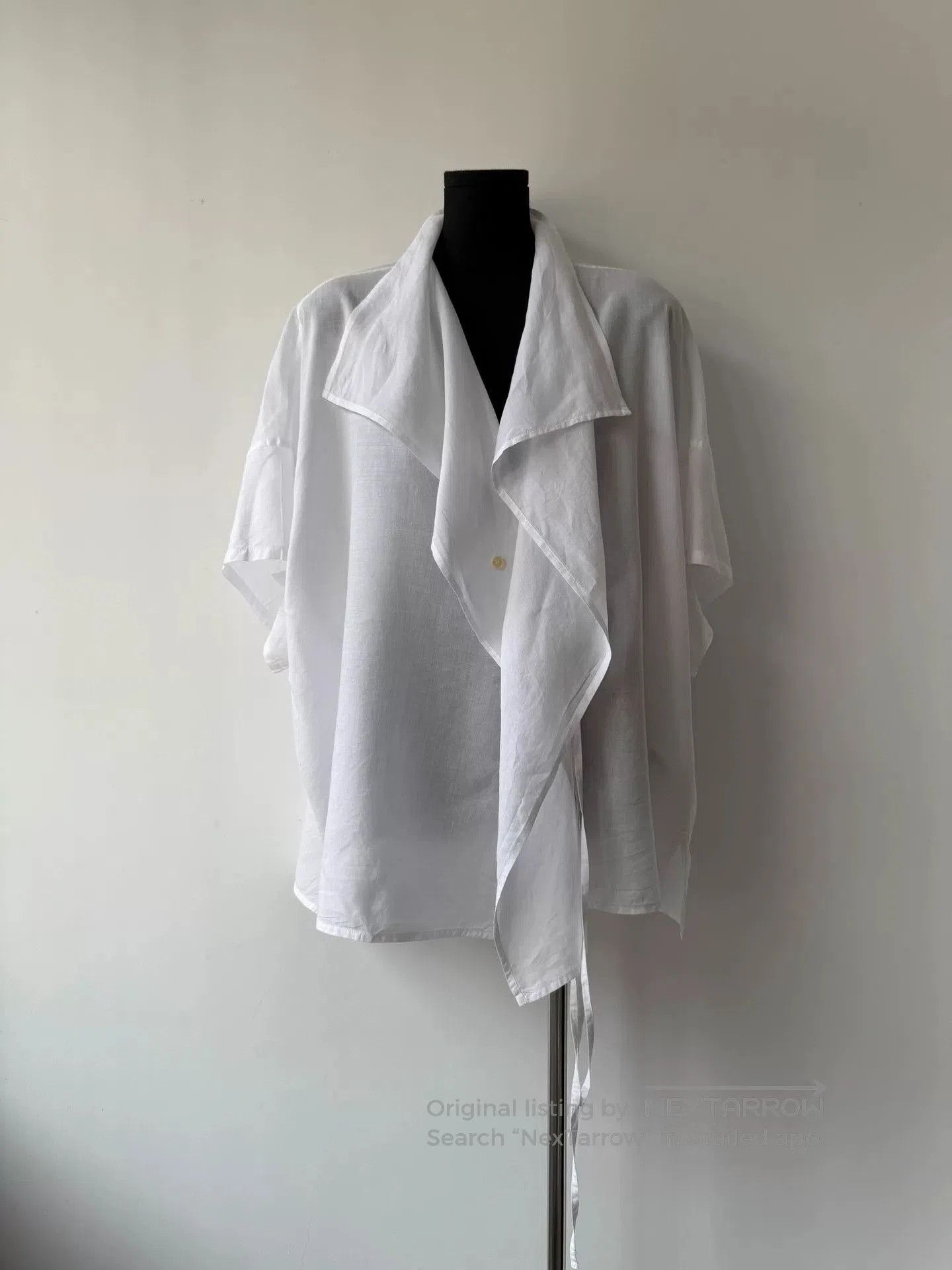 Y's yohji yamamoto y's zen aesthetic oversized top. Size XXS / US 00 / IT 34 - 3 Thumbnail
