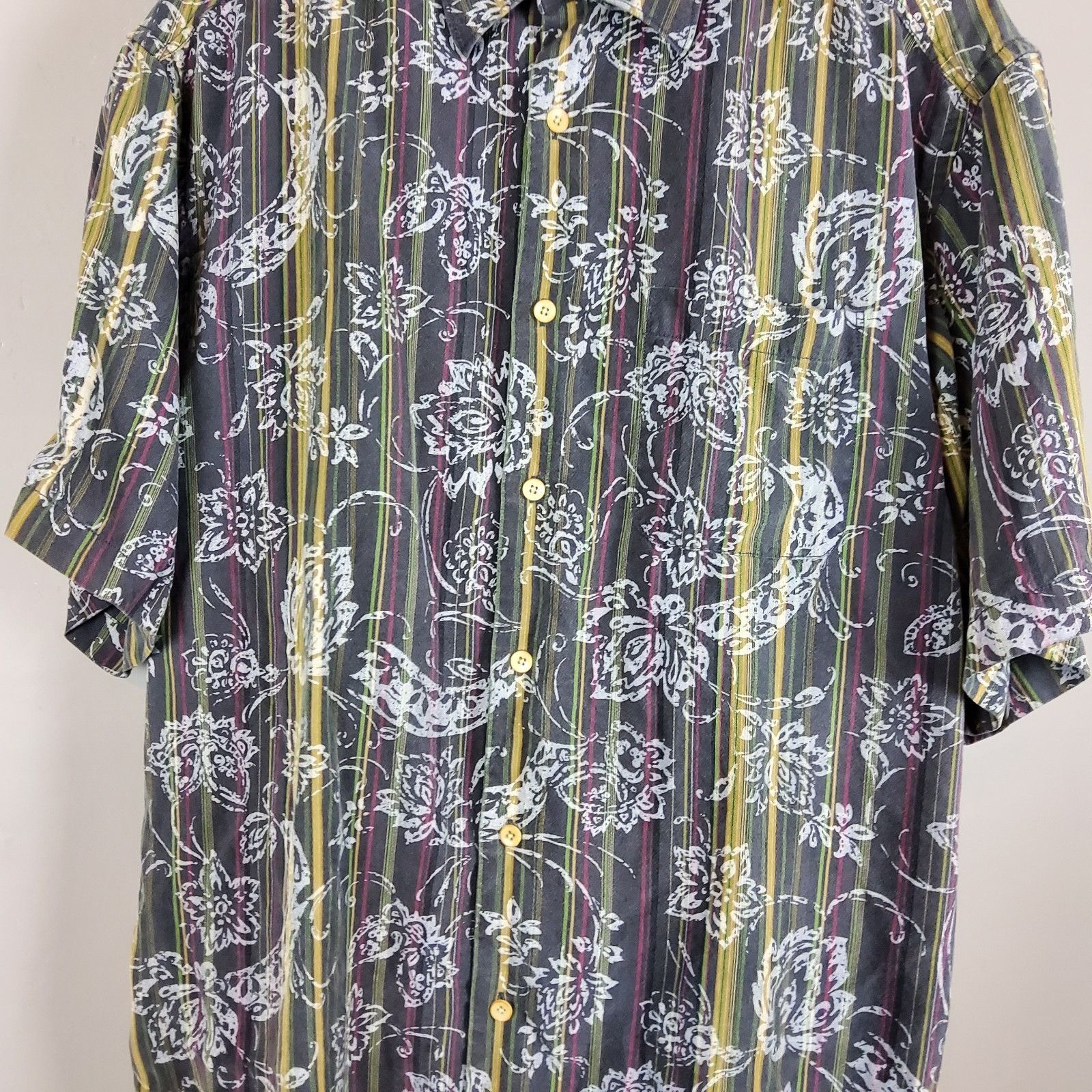 Tommy Bahama Tommy Bahama Tropical Button Up Shirt Size Medium Size US M / EU 48-50 / 2 - 5 Thumbnail