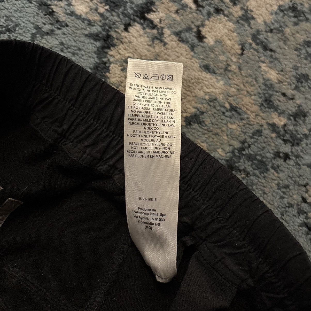 Rick Owens Drkshdw Rick Owens Drkshdw Black Cotton & Nylon Classic Lounge Pants Size US 32 / EU 48 - 7 Thumbnail