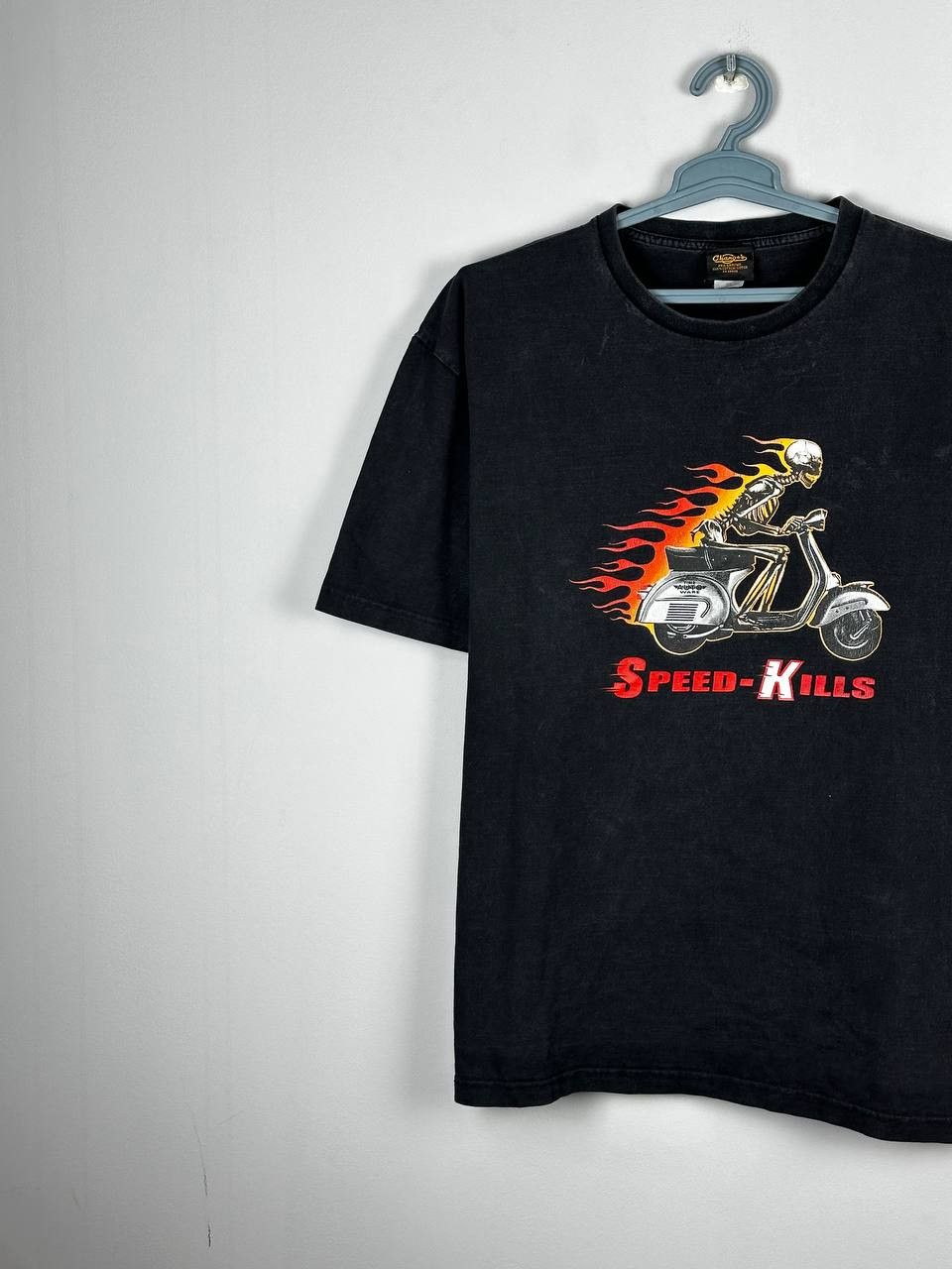 Harley Davidson Harley Davidson Style Speed Kills Faded Washed T shirt Size US XL / EU 56 / 4 - 2 Thumbnail