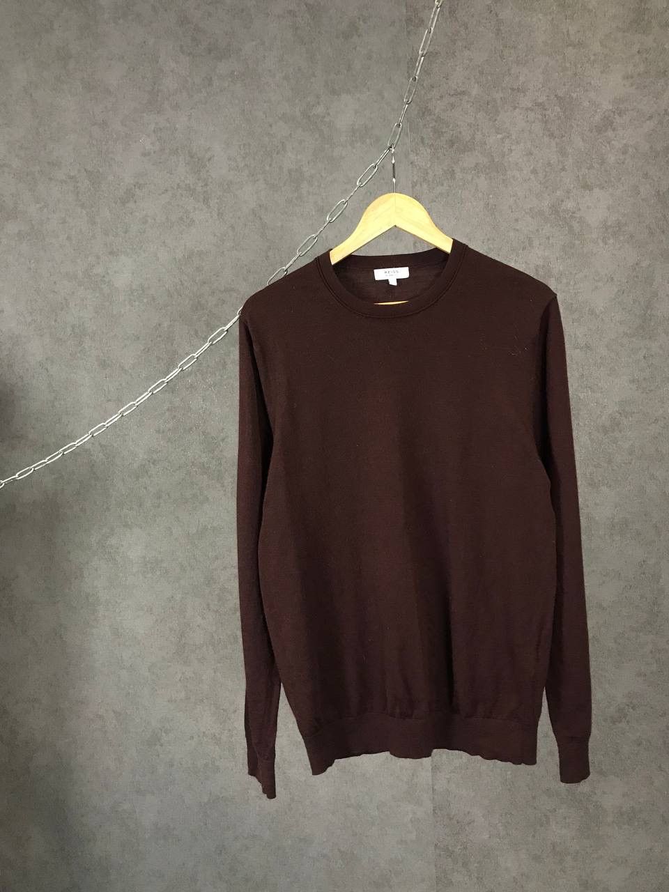 Reiss Reiss designer merino wool sweater Size US L / EU 52-54 / 3 - 1 Thumbnail