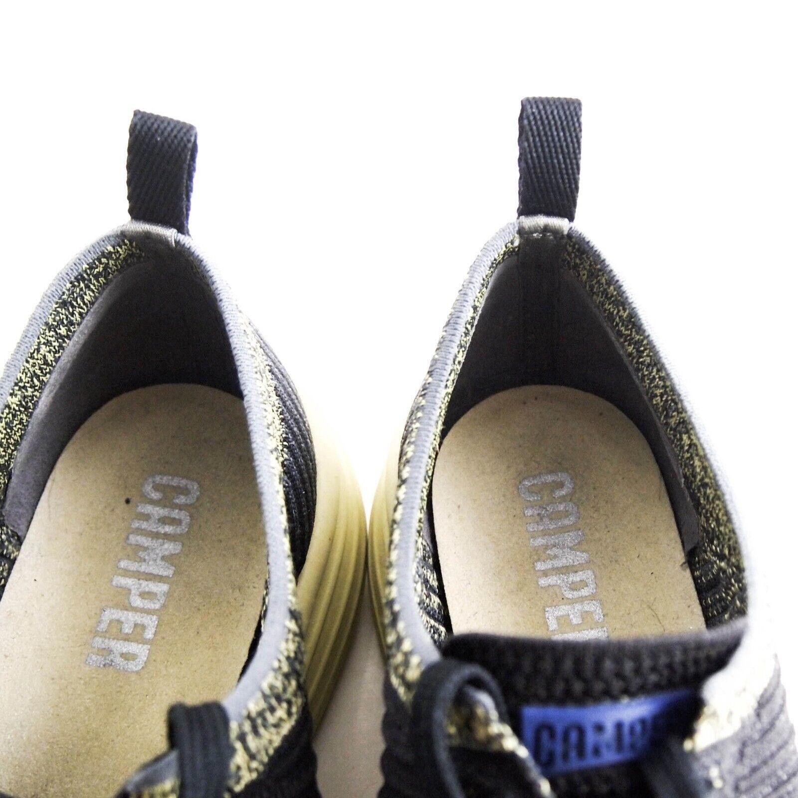 Camper Camper Drift Sock Sneakers Black Green Mesh Mens US 8 EU 41 Size US 8 / EU 41 - 8 Thumbnail