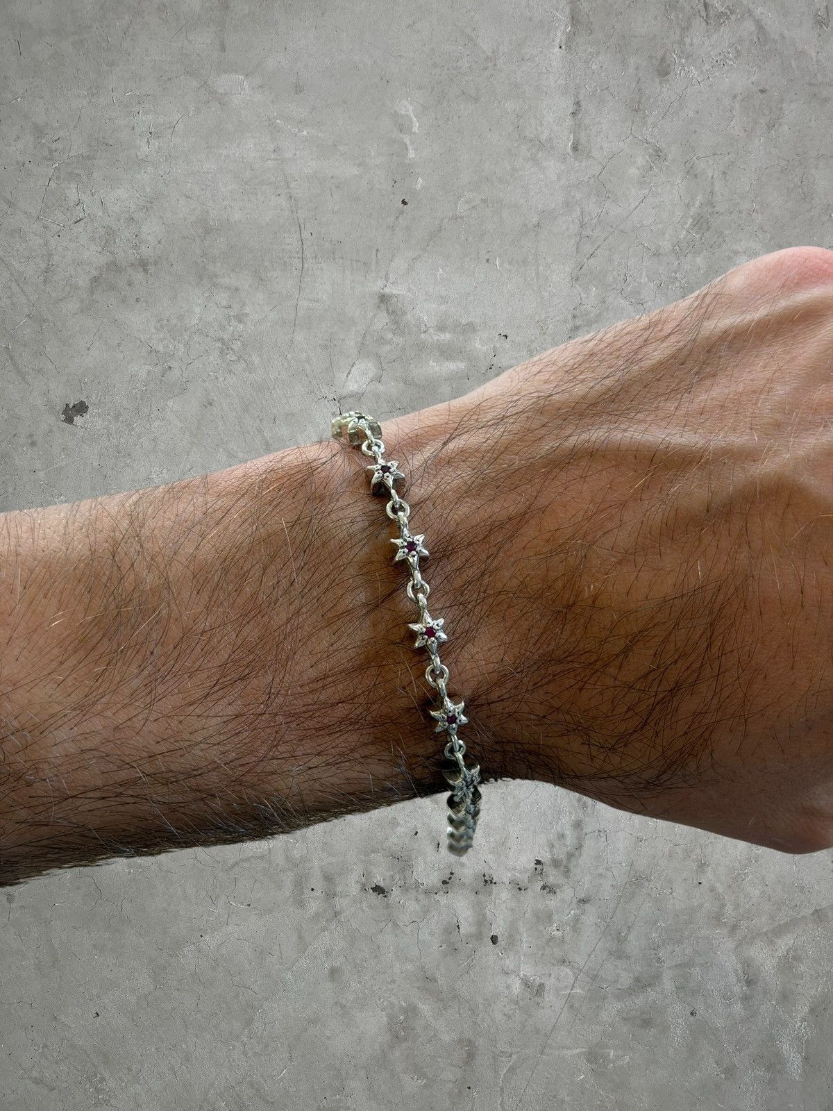 Chrome Hearts Chrome Hearts Ruby Star Bracelet Size ONE SIZE - 3 Thumbnail