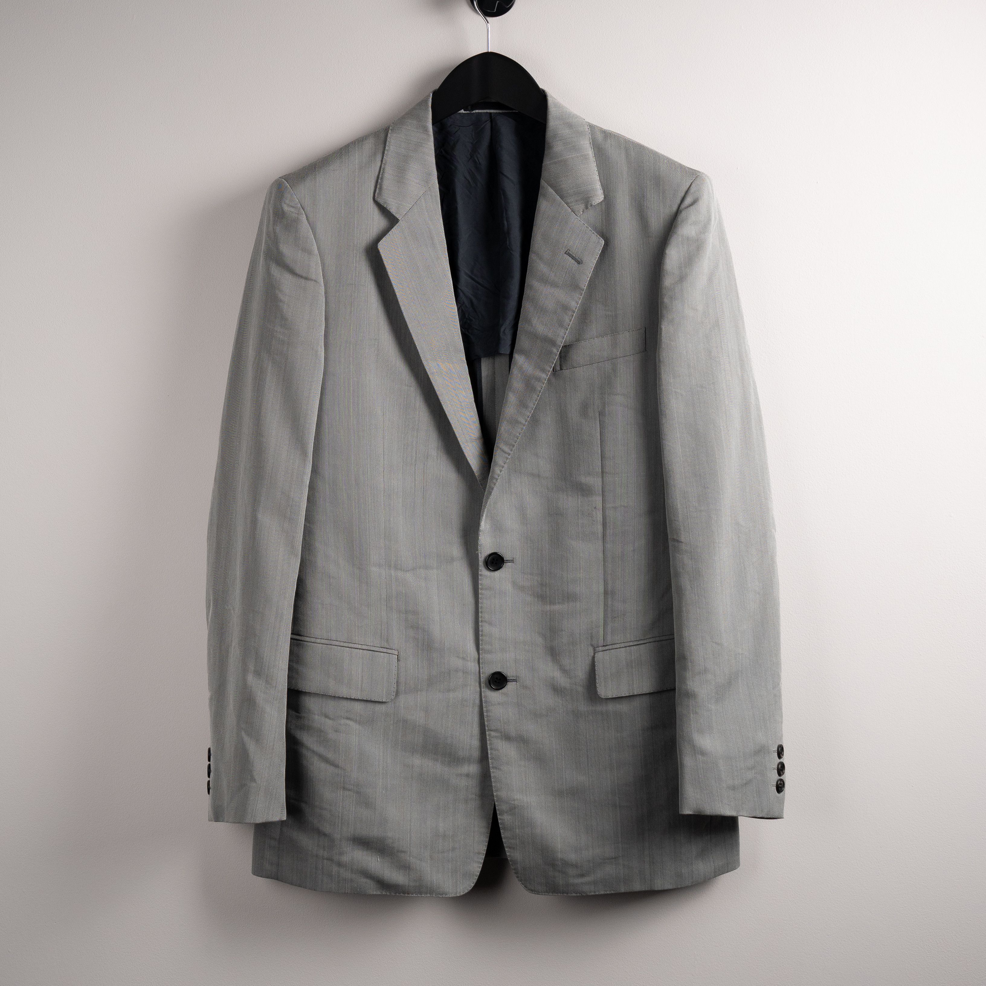 Comme des Garcons Homme Deux Comme Des Garcons Homme Deux SS08 Herringbone Stripe Blazer Size US L / EU 52-54 / 3 - 1 Thumbnail