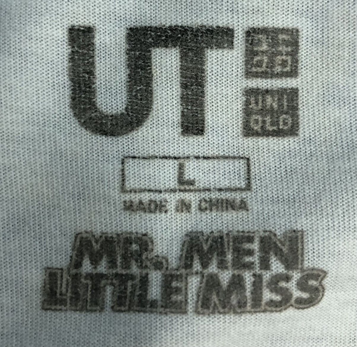 Uniqlo Uniqlo Sanrio License 2016 THOIP Mr.Men Little Miss T-Shirt Size US L / EU 52-54 / 3 - 8 Thumbnail