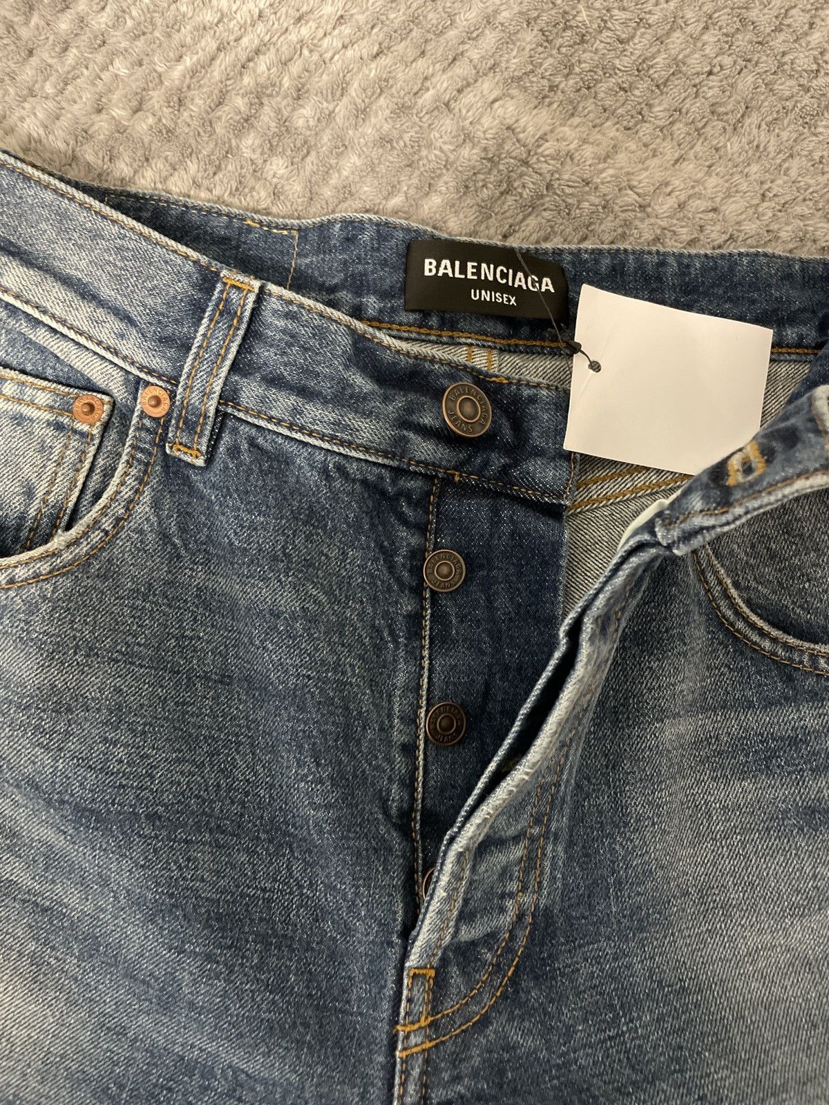 Balenciaga Balenciaga Blue Slim Pants Size US 30 / EU 46 - 3 Thumbnail