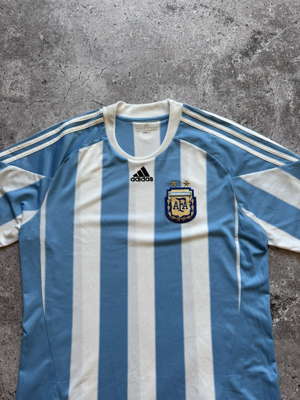 Adidas 🔥ADIDAS ARGENTINA 2010 2011 WORLD CUP FOOTBALL SOCCER JERSEY Size US XL / EU 56 / 4 - 3 Thumbnail