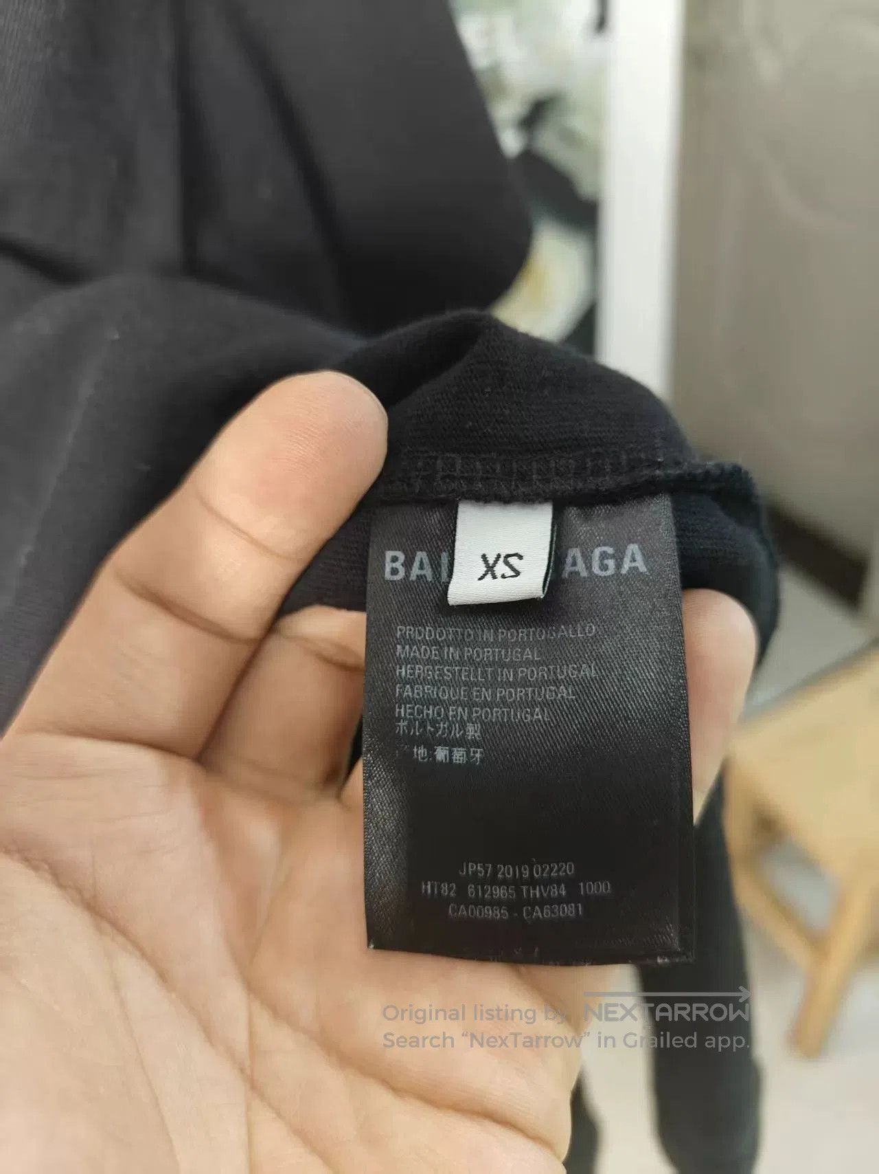 DEFEND PARIS Balenciaga Logo Short Sleeve T-Shirt. Size US M / EU 48-50 / 2 - 4 Thumbnail
