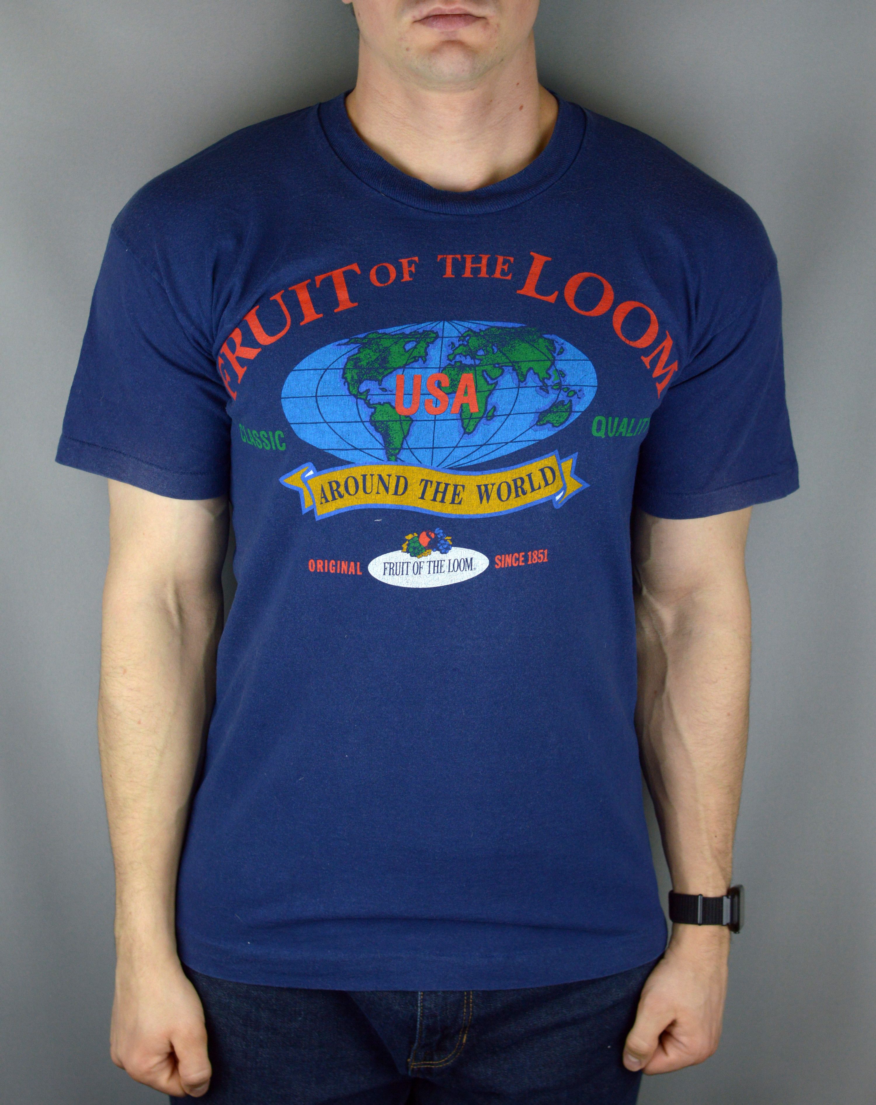 Fruit Of The Loom Vintage Fruit Of The Loom 90s t shirt Size US M / EU 48-50 / 2 - 1 Thumbnail