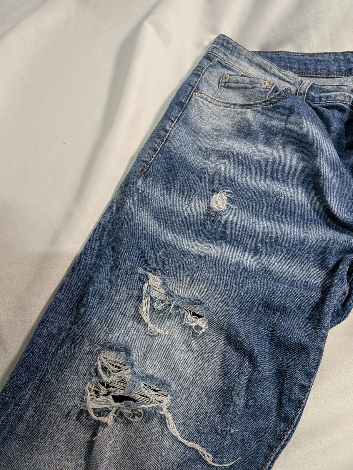 Dsquared2 Dsquared2 Slim Distressed Jeans Fits W32 L32 Denim Size US 32 / EU 48 - 8 Thumbnail