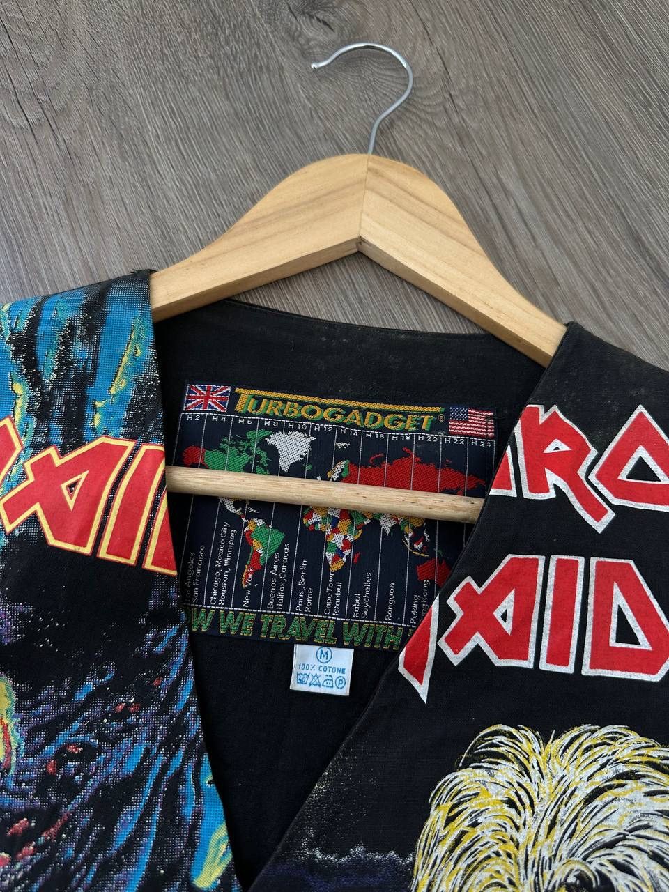 Iron Maiden × Vintage Vintage Iron Maiden 90’s Rare Printed West Jacket Size US M / EU 48-50 / 2 - 11 Thumbnail