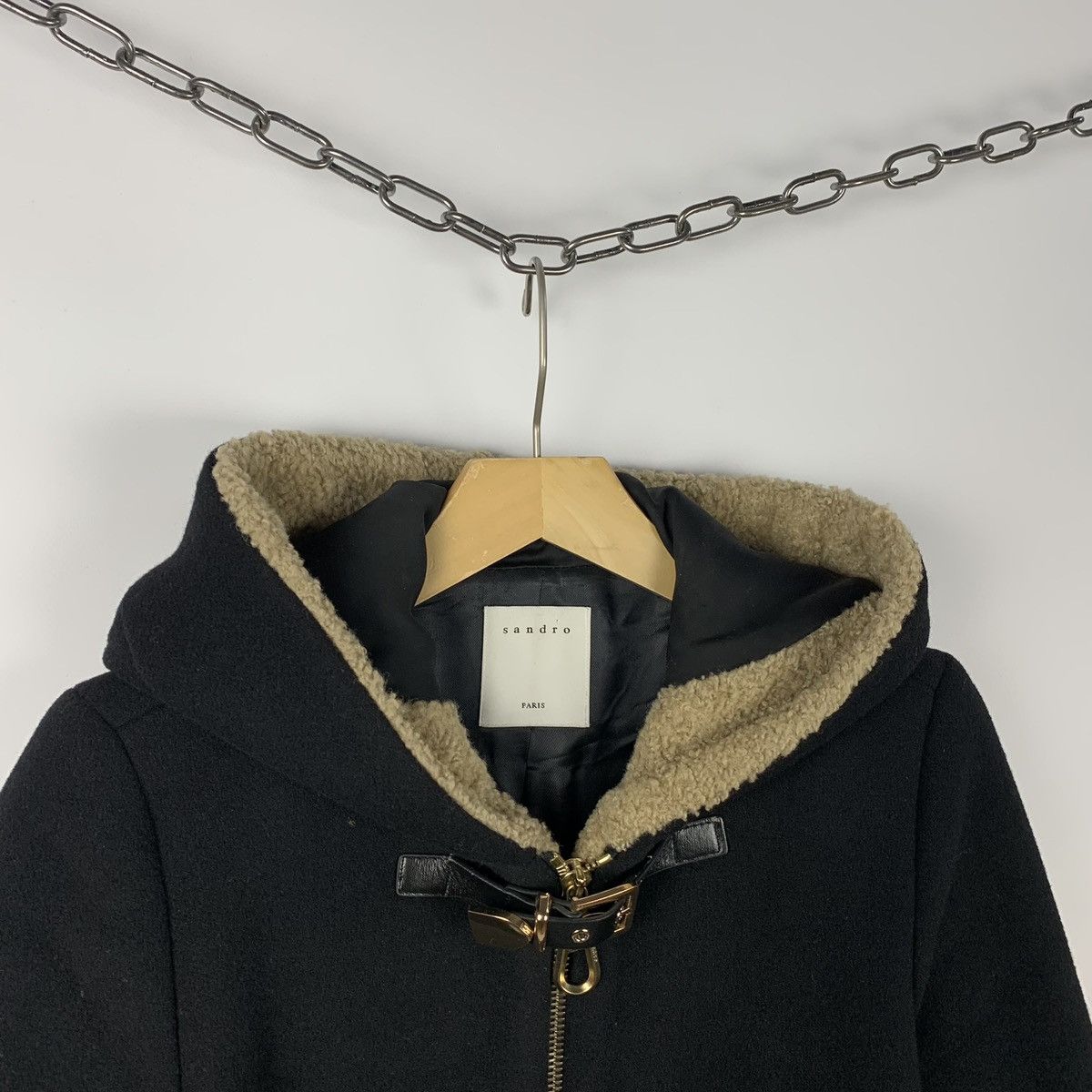 Sandro Sandro Faux Fur Parka Wool Jacket Women’s Size 36 Size XS / US 0-2 / IT 36-38 - 6 Thumbnail