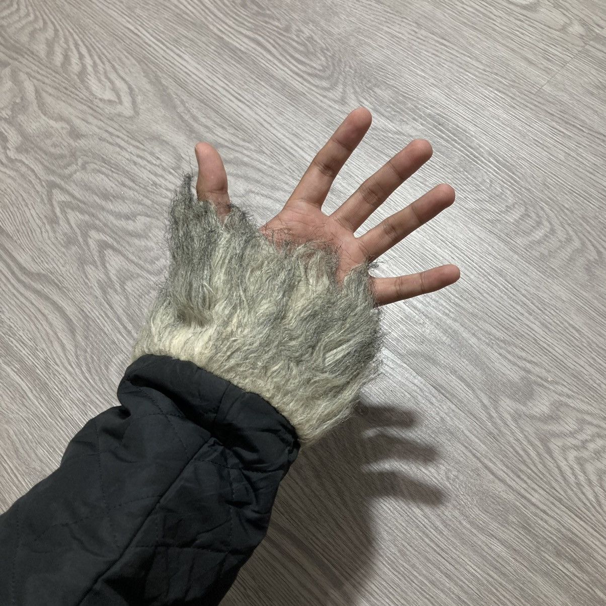 If Six Was Nine 2000s Uniqlo Winter Quilted Fur Trim Jacket Punk Style Size L / US 10 / IT 46 - 15 Thumbnail