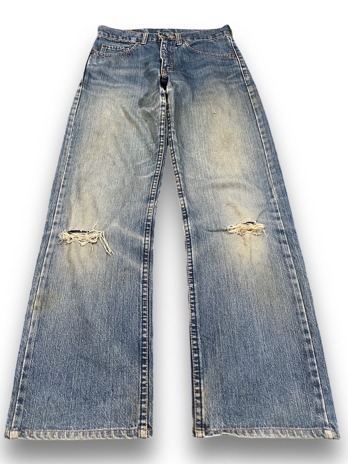 LVC × Levi's × Levi's Vintage Clothing Vintage Levi’s 512-0217 Faded Distressed Denim Size US 29 - 1 Thumbnail