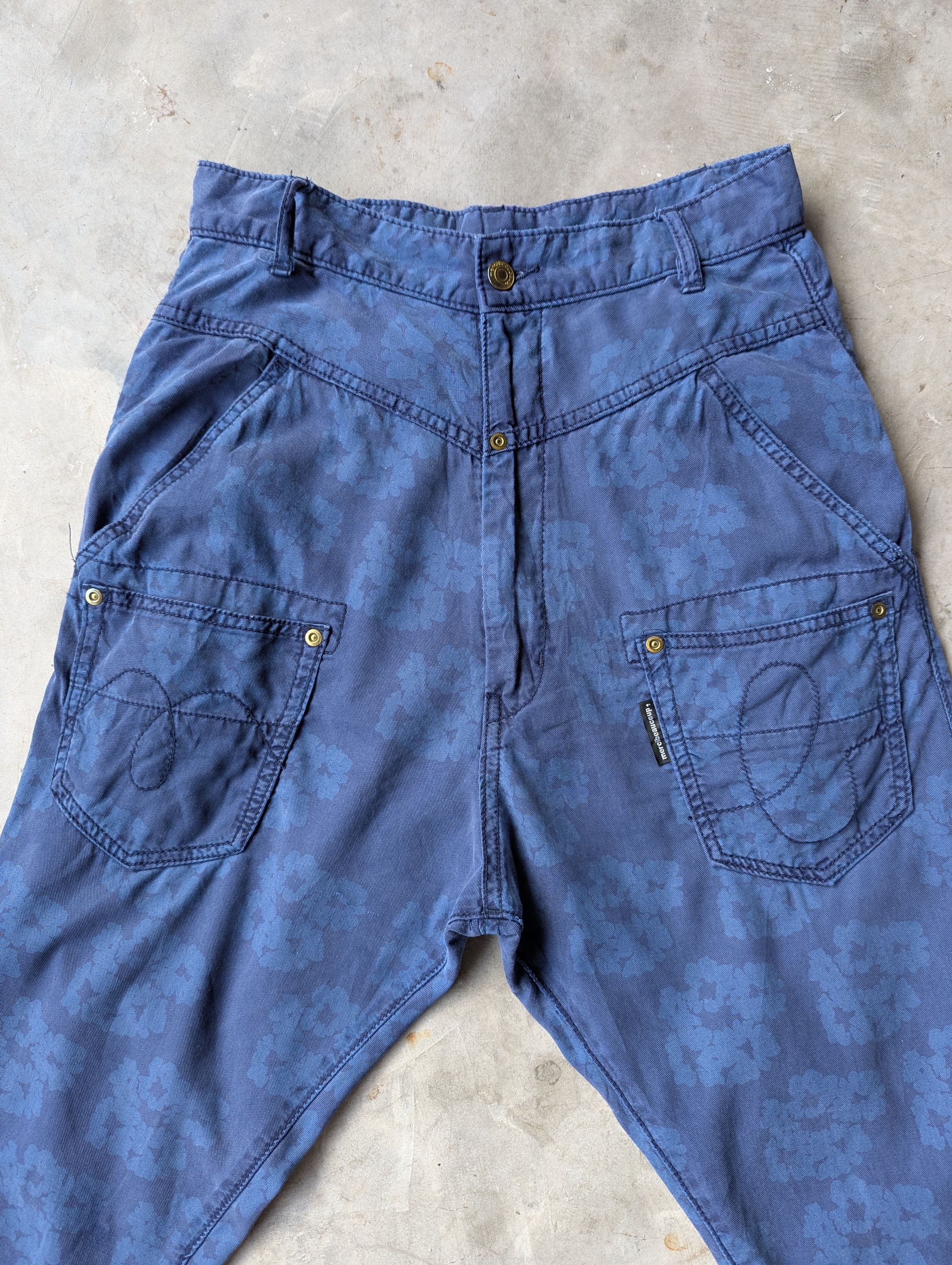 mercibeaucoup Mercibeaucoup Denim Tears Inspired Ballon High Waist Pants Size 28" / US 6 / IT 42 - 2 Thumbnail