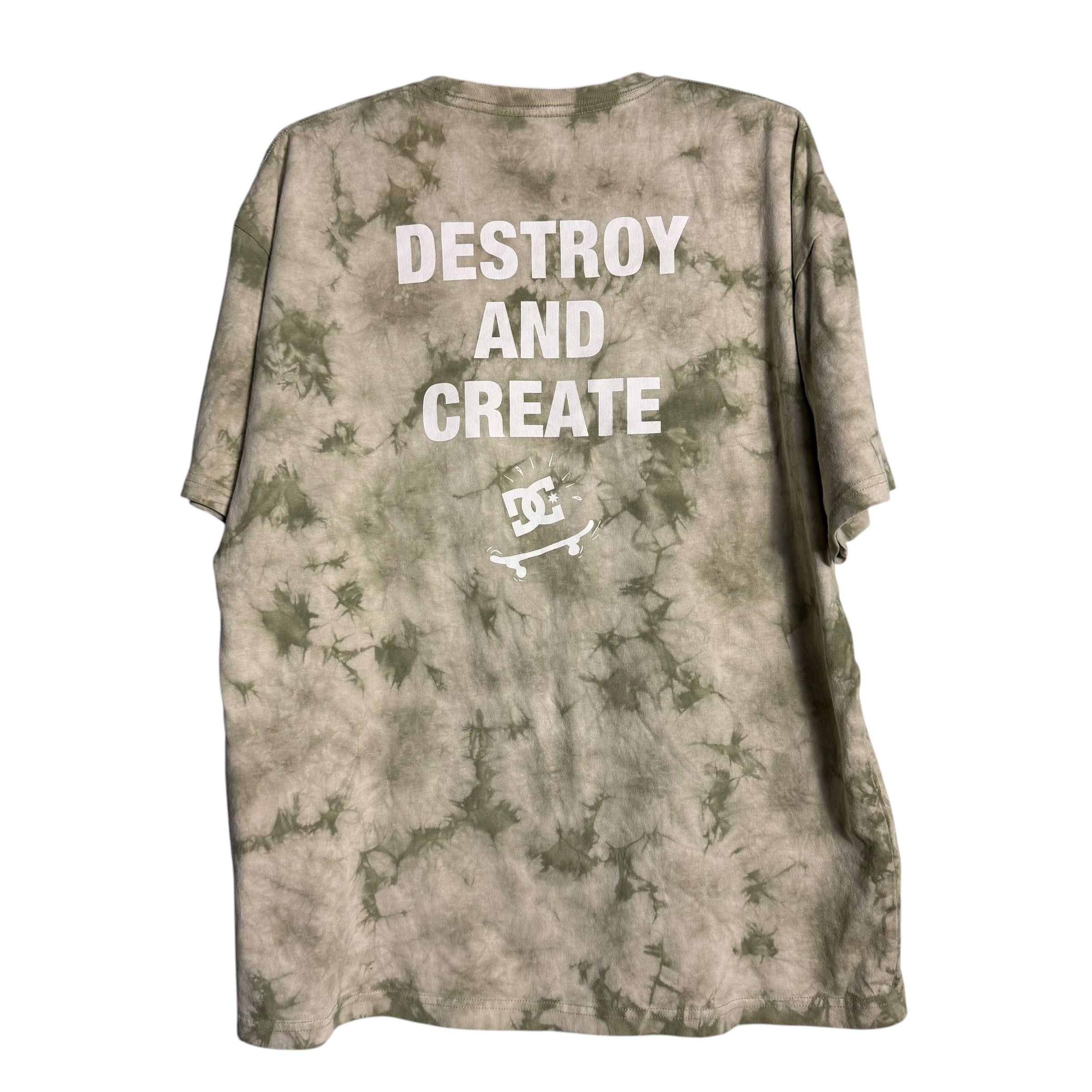 DC 🔥RARE🔥DC Skateboard 'Destroy and Create' Tie Dye T-shirt Size US M / EU 48-50 / 2 - 1 Thumbnail