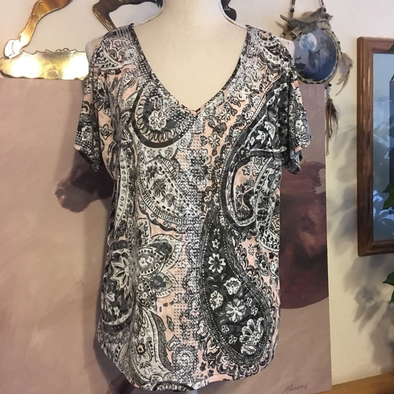 Other INC International Concepts stud detail top M Size M / US 6-8 / IT 42-44 - 1 Thumbnail