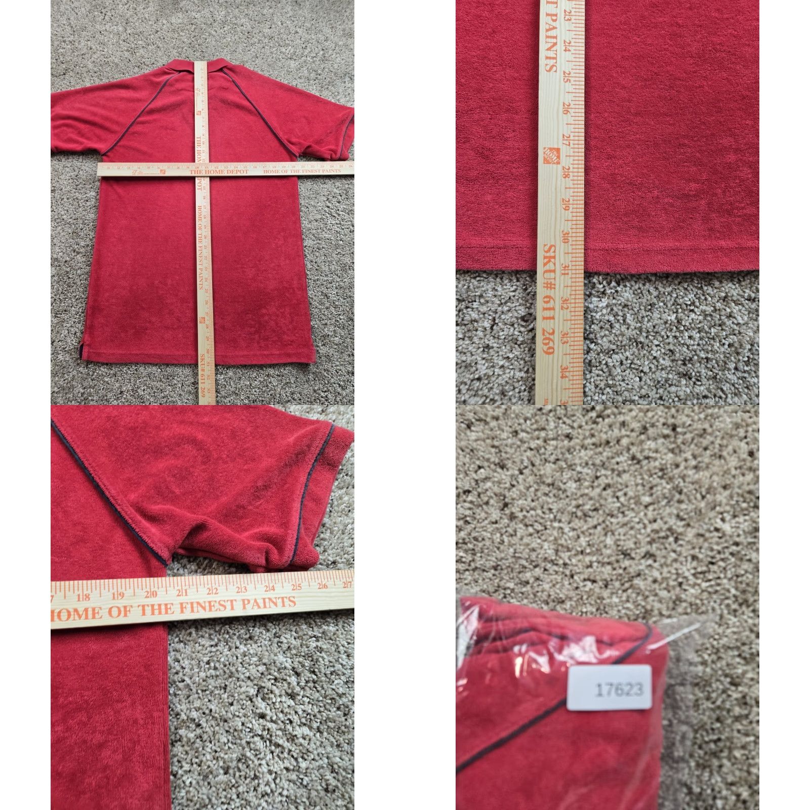 Chaps VINTAGE Chaps Polo Shirt Mens M Red Short Sleeve Polo Shirt Casual Cotton Blend Terry Logo 90s Mens Size US M / EU 48-50 / 2 - 8 Thumbnail