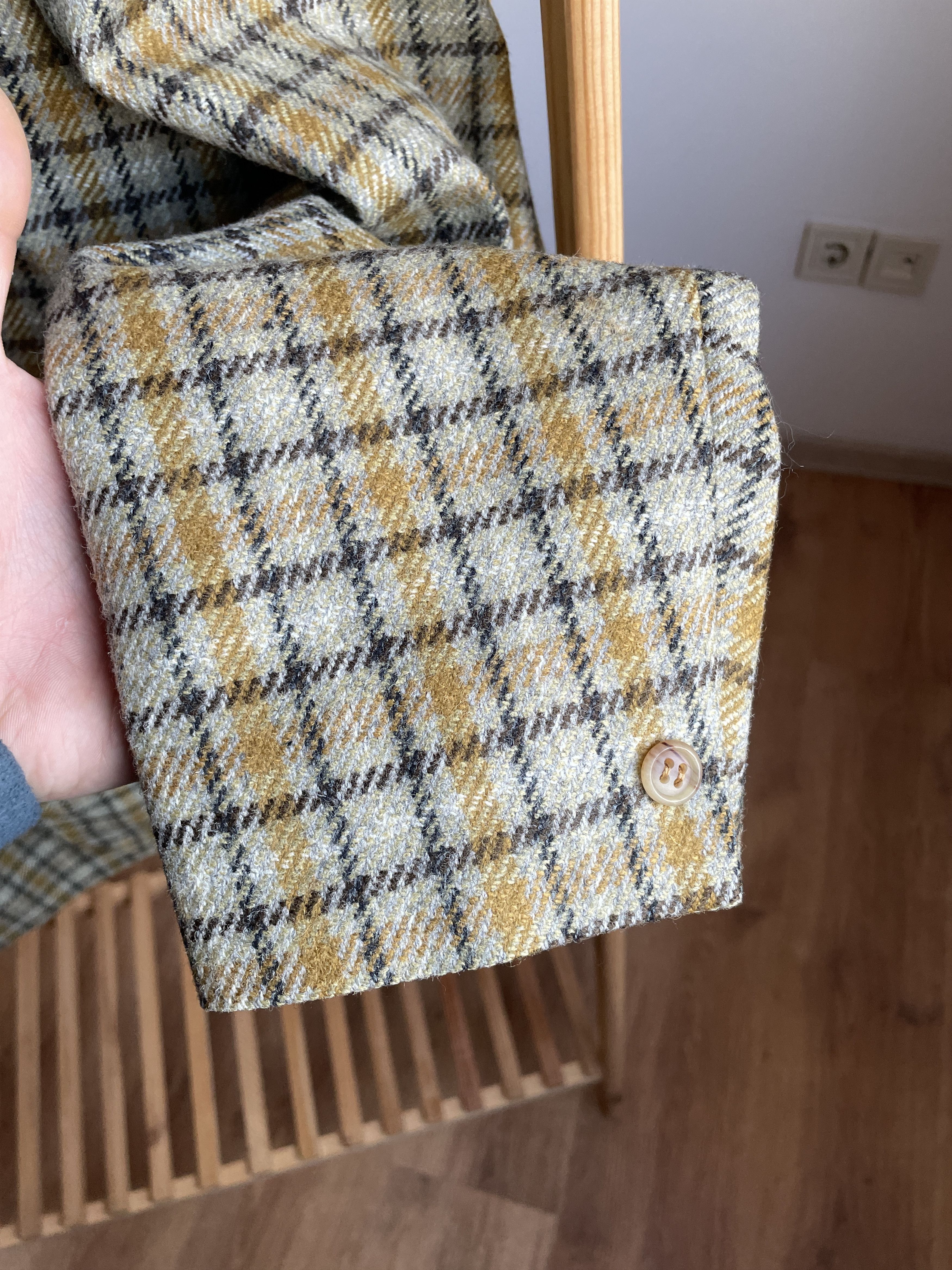Vintage Gala Forest Scotland Vintage 60's 70's Check Tweed Blazer Size 40R - 7 Thumbnail