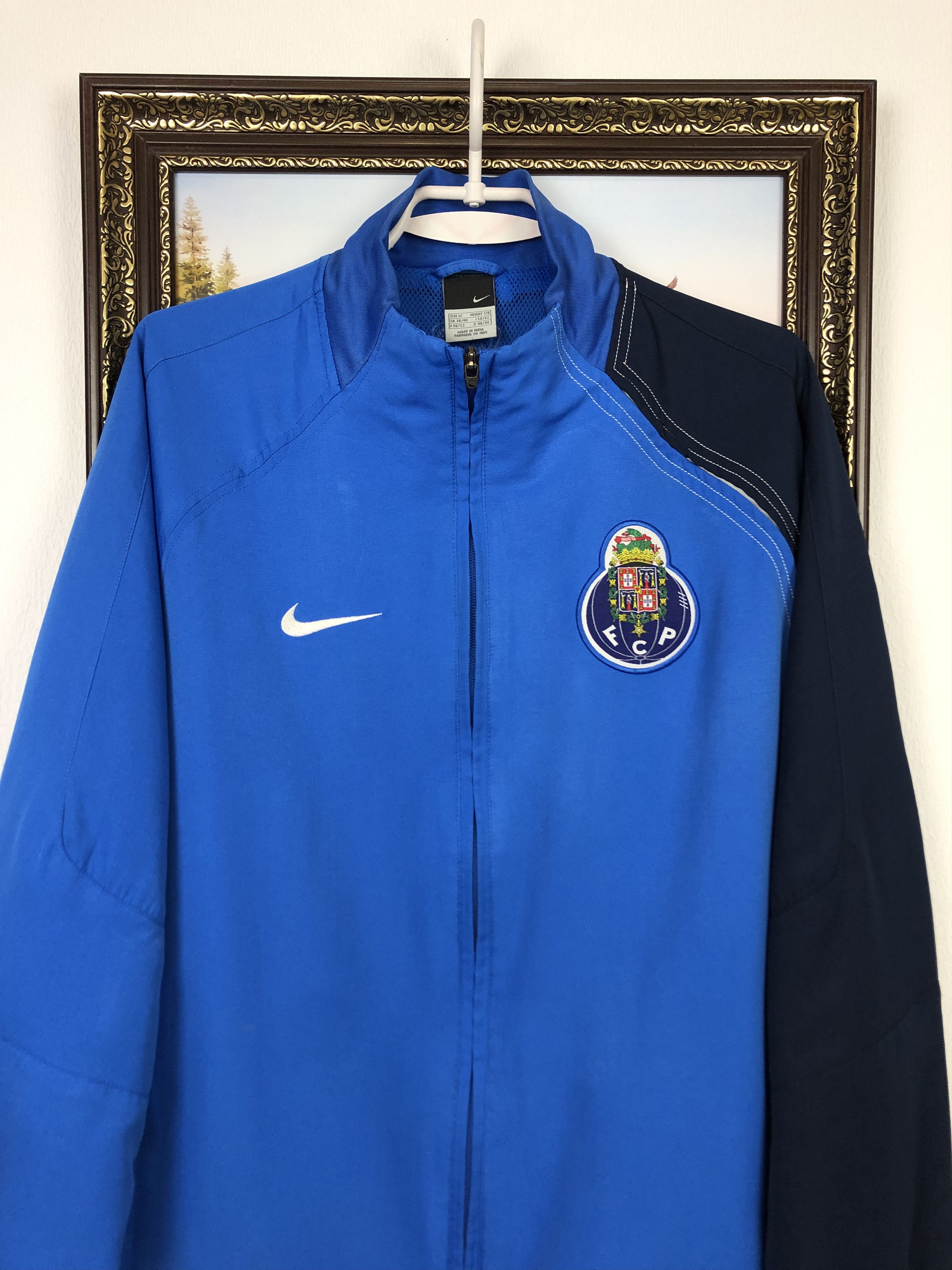 Nike × Vintage Vintage Nike Porto FC Football Jacket Soccer Track Top Rare Size US M / EU 48-50 / 2 - 2 Thumbnail
