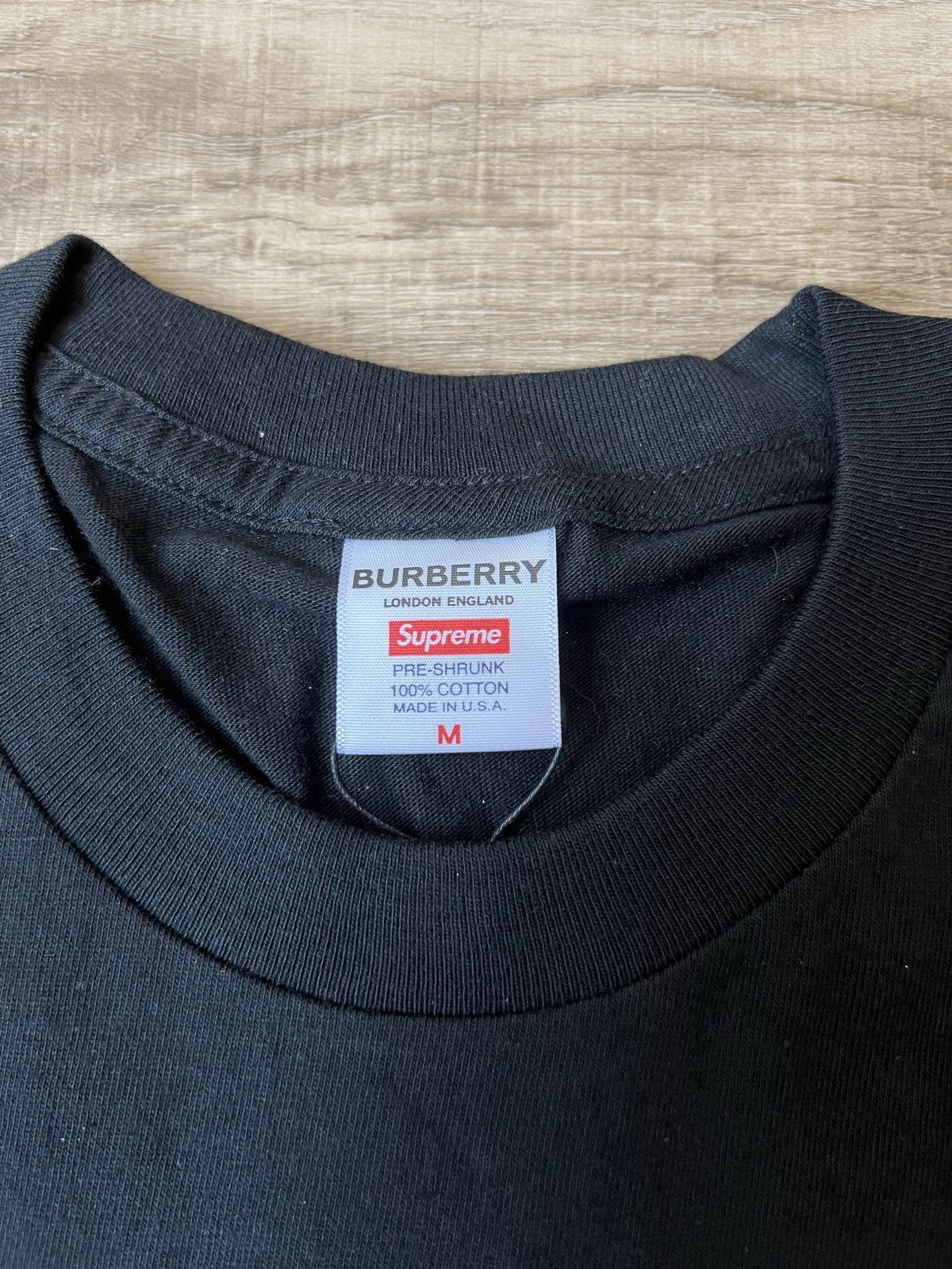Burberry × Supreme Supreme Burberry Box Logo T Size US M / EU 48-50 / 2 - 4 Thumbnail