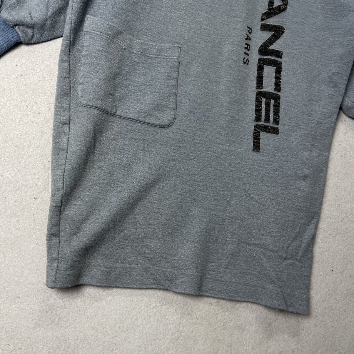 Lancel Vintage Lancel Paris Short Sleeve Sweatshirt (c.1980s–1990s) Size M / US 6-8 / IT 42-44 - 6 Thumbnail