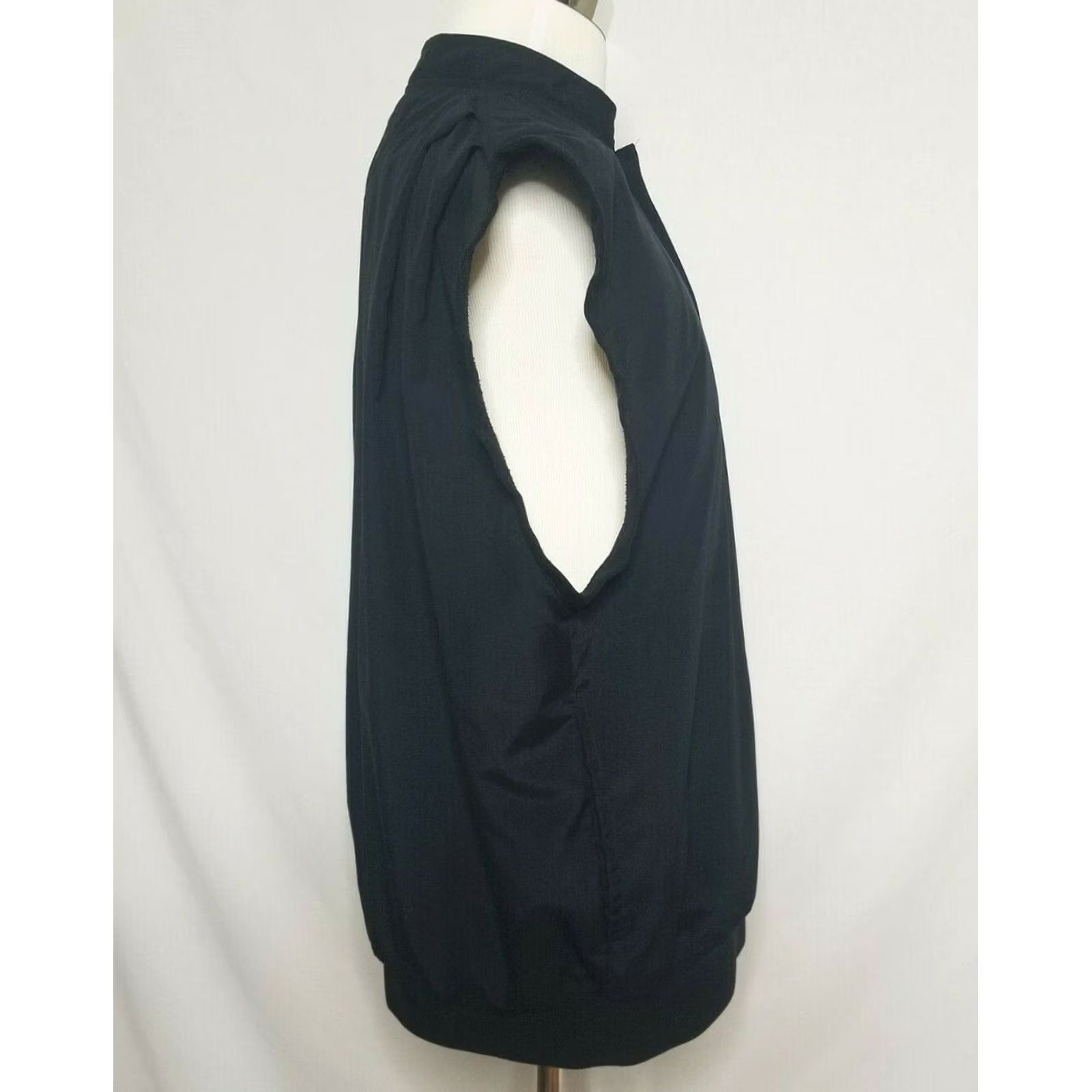 Vintage VINTAGE Zero Restriction Vest Golf Windbreaker Sleeveless Black Snap Collar M Mens Size US M / EU 48-50 / 2 - 4 Thumbnail