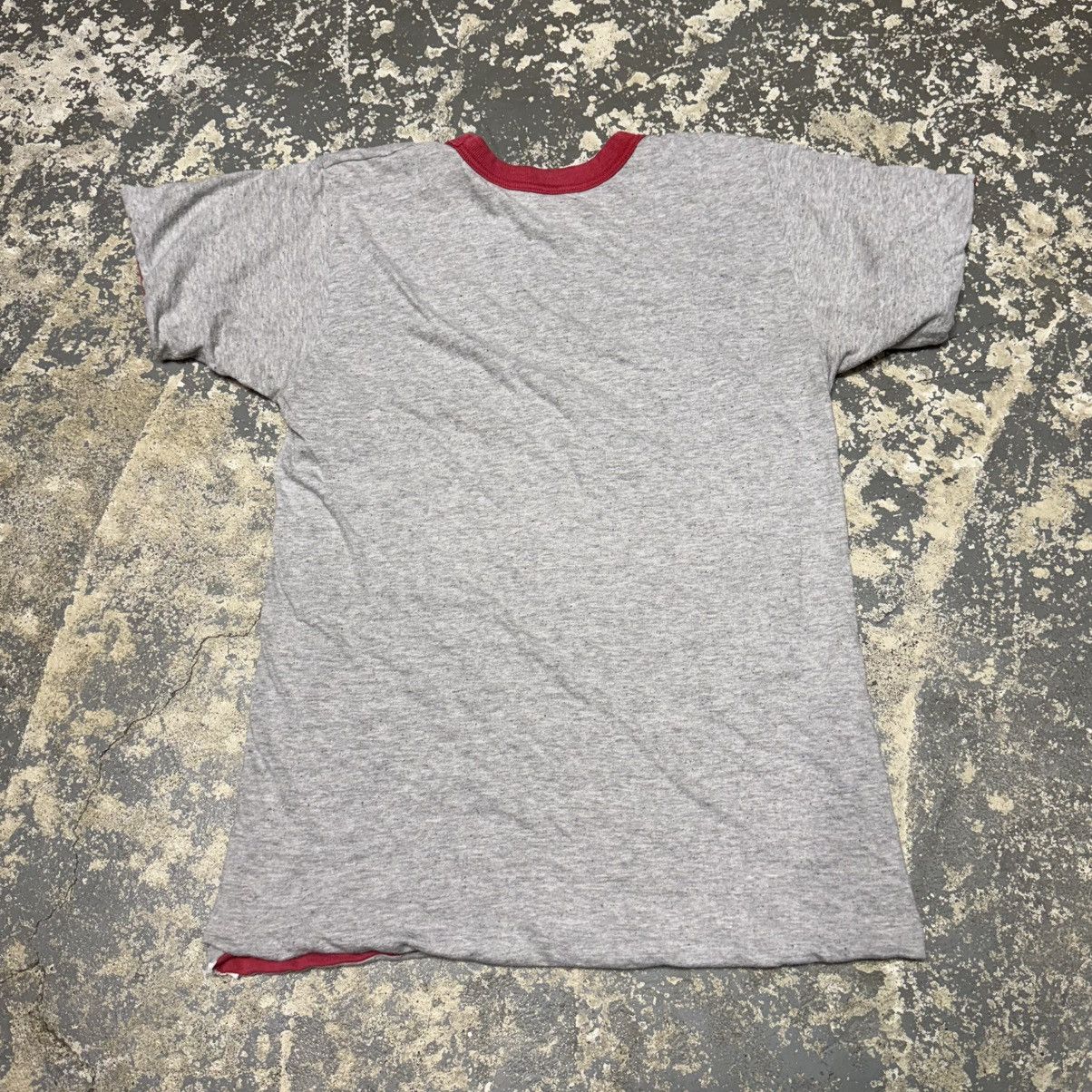 Champion Vintage Double Face 70s 80s Blank Grey/Pink Tshirt Size US S / EU 44-46 / 1 - 5 Thumbnail