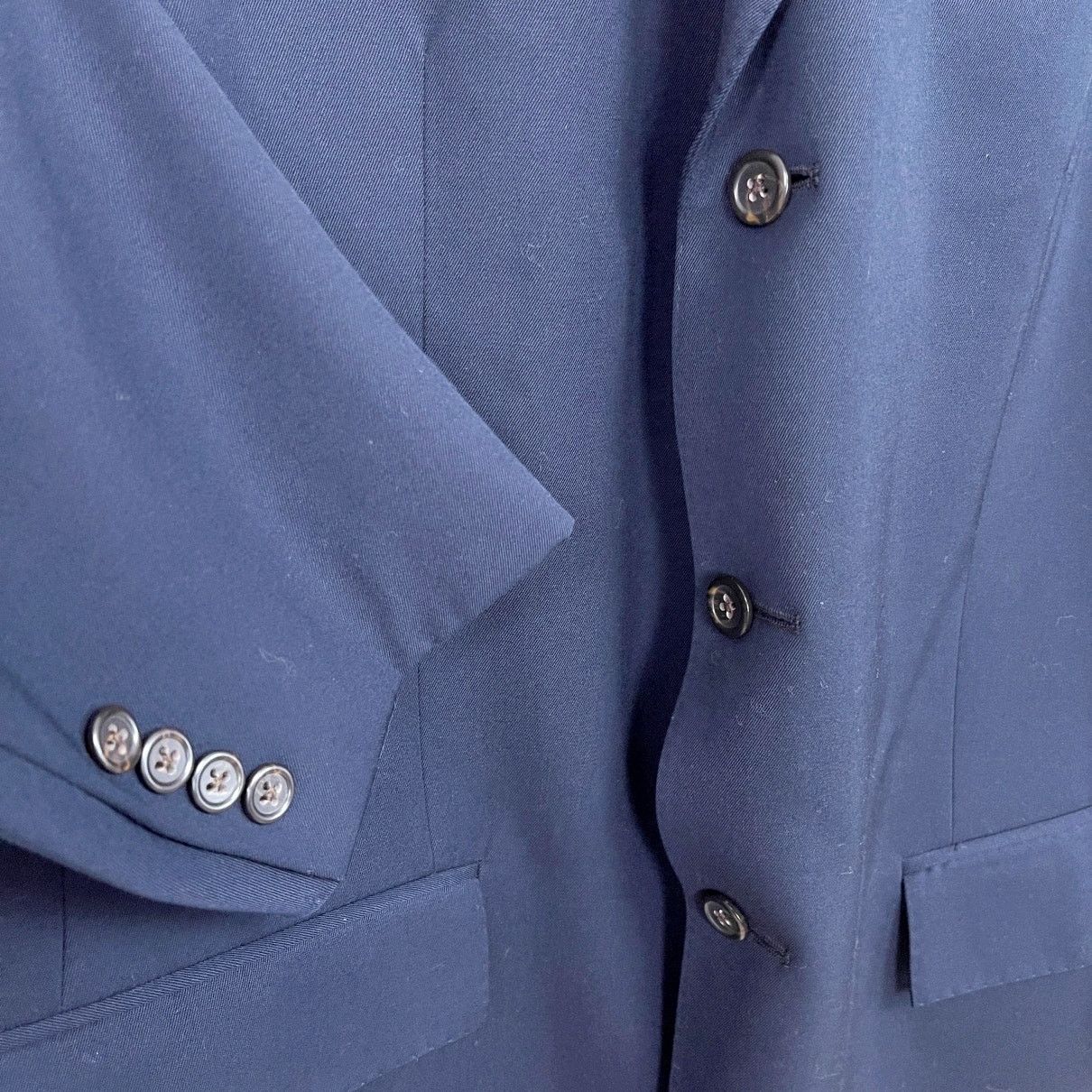 Polo Ralph Lauren POLO Ralph Lauren Vintage Italy Twill Sport Coat Blue 48L Size 48L - 3 Thumbnail