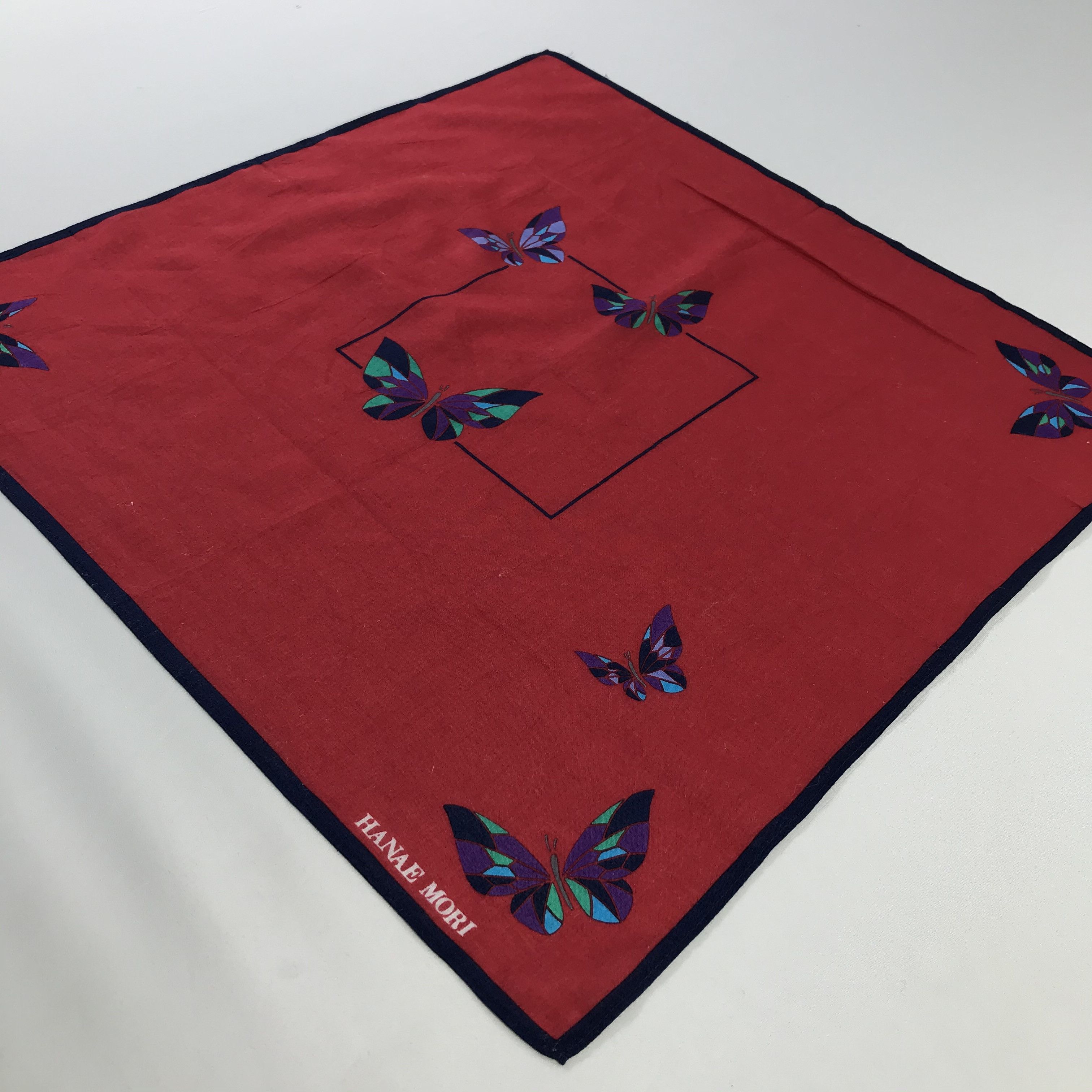 Hanae Mori × Vintage Hanae Mori Bandana / Handkerchief / Neckerchief - S801 Size ONE SIZE - 2 Thumbnail