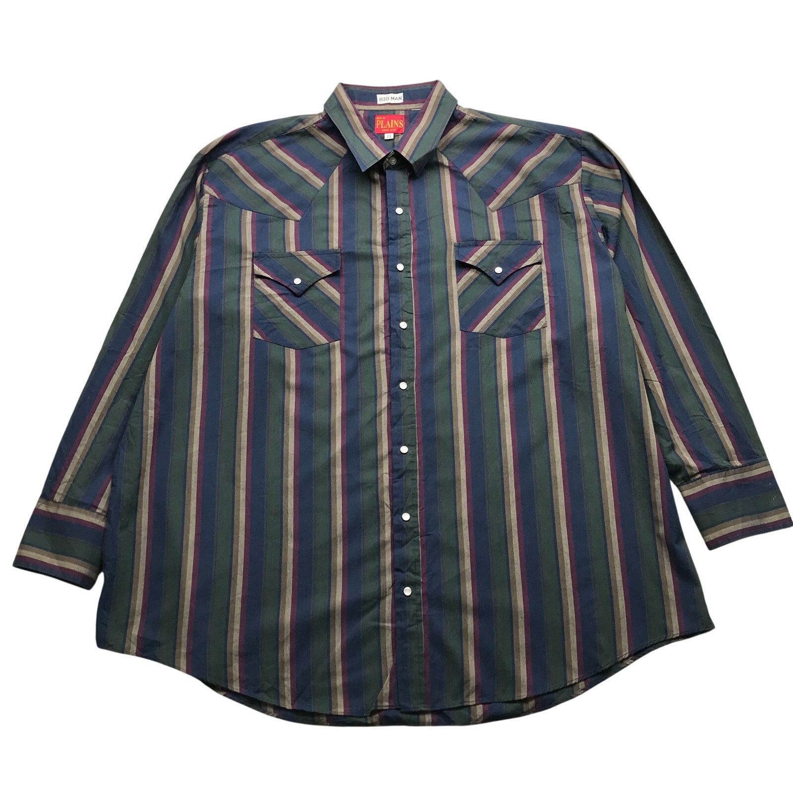Other Vintage Ely Plains Big Man Button Up Shirt Men 2X Pearl Size US XXL / EU 58 / 5 - 1 Thumbnail