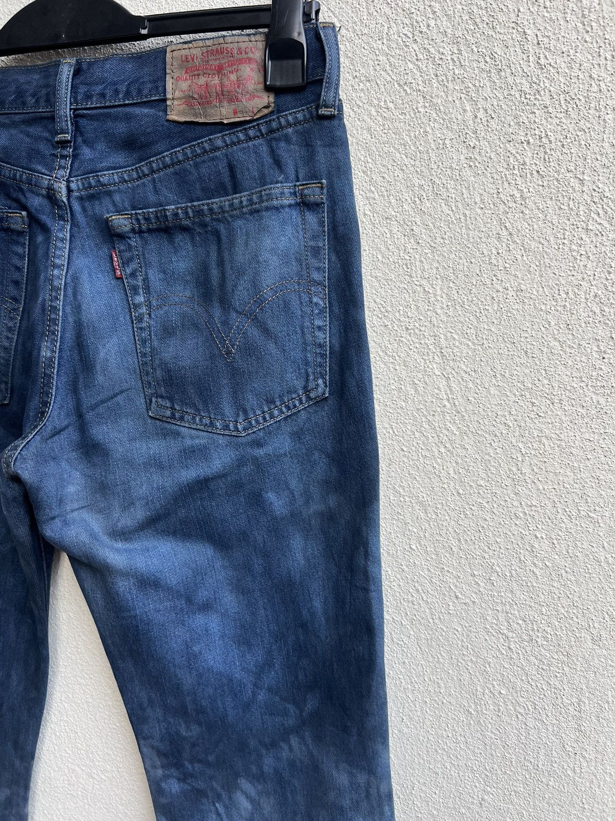 Levi's Vintage 2007 Levi’s 517 Bleached Waxed Denim Bootcut Jeans Size US 30 / EU 46 - 17 Thumbnail