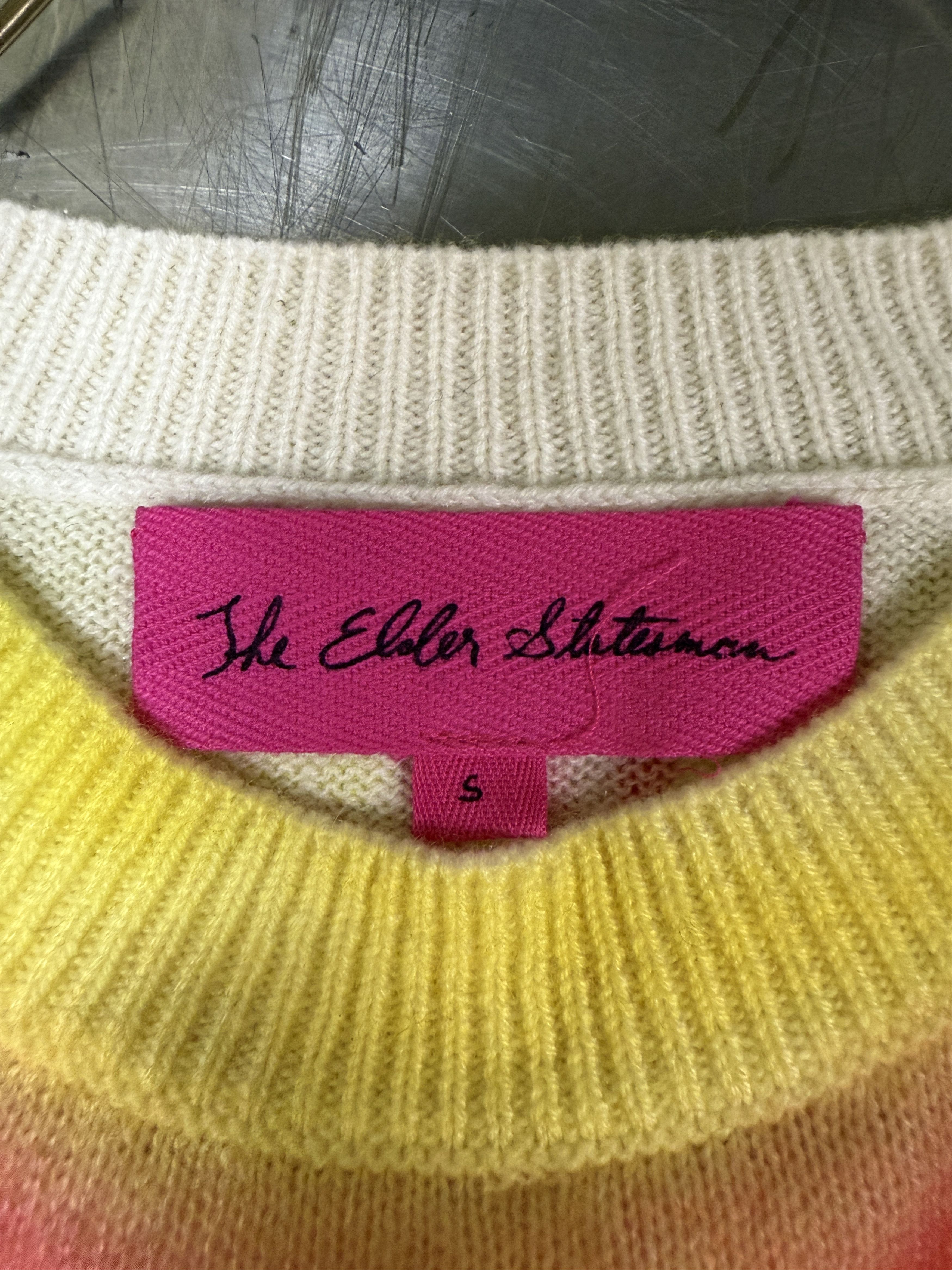 The Elder Statesman $2295 The Elder Statesman Graffiti Crewneck Sweater Size US S / EU 44-46 / 1 - 8 Thumbnail