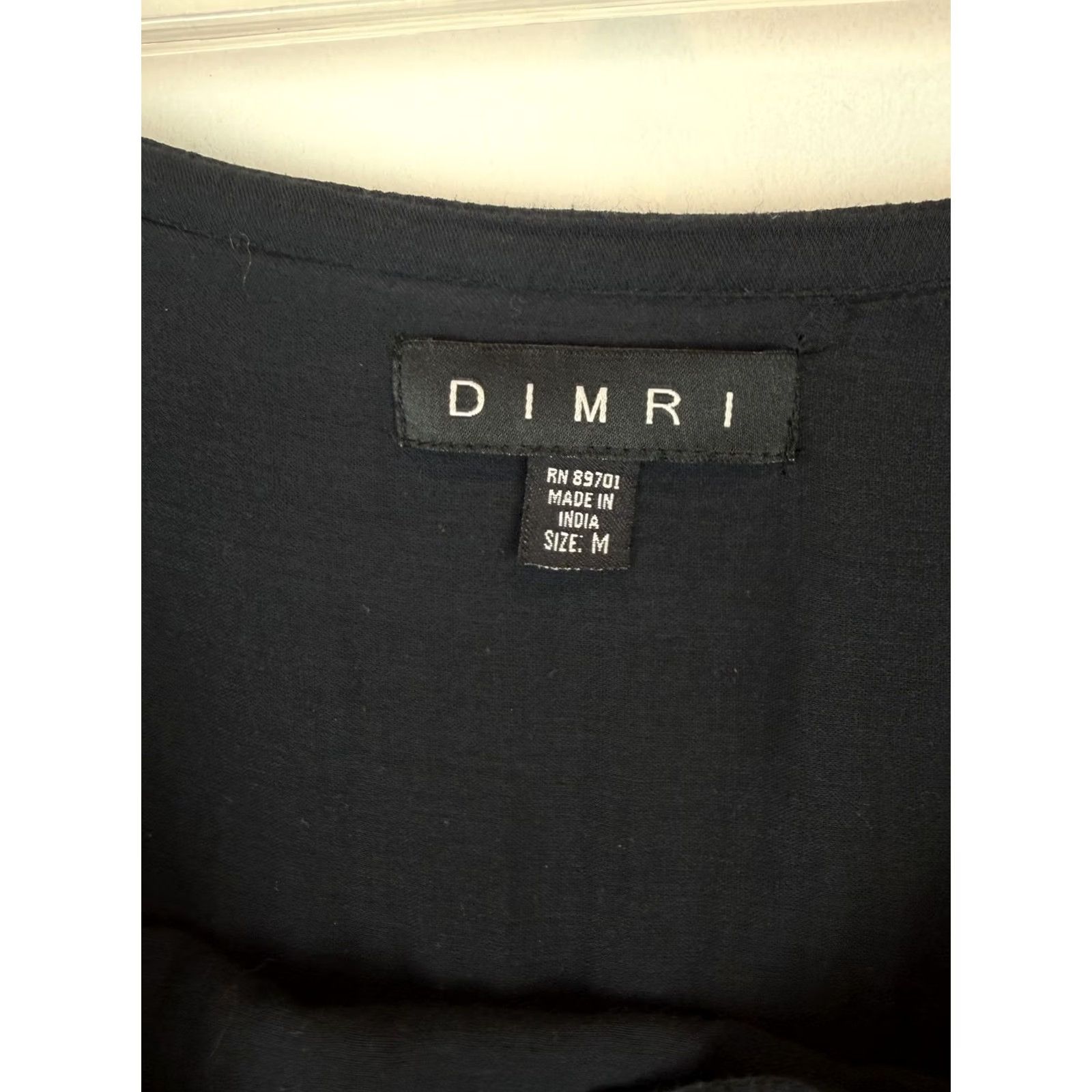 Vintage DIMRI Skirt Womens M Black Crochet Bohemian Hippie Festival Boho Short Casual Summer Spring Women Size 32" / US 10 / IT 46 - 7 Thumbnail
