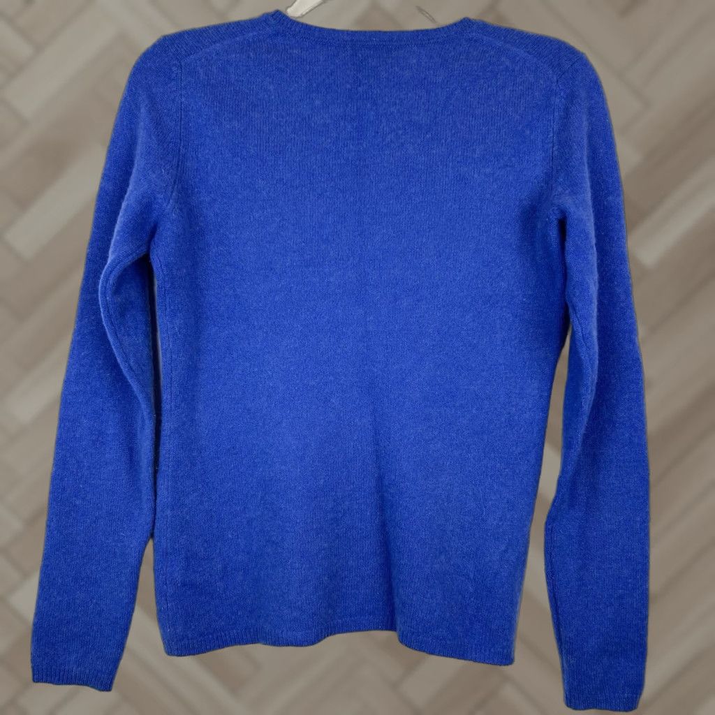 Charter Club Charter Club Sweater Womens XS Crew Neck 100% Cashmere Blue Knit Pullover Regular Winter Ladies Size XS / US 0-2 / IT 36-38 - 1 Thumbnail