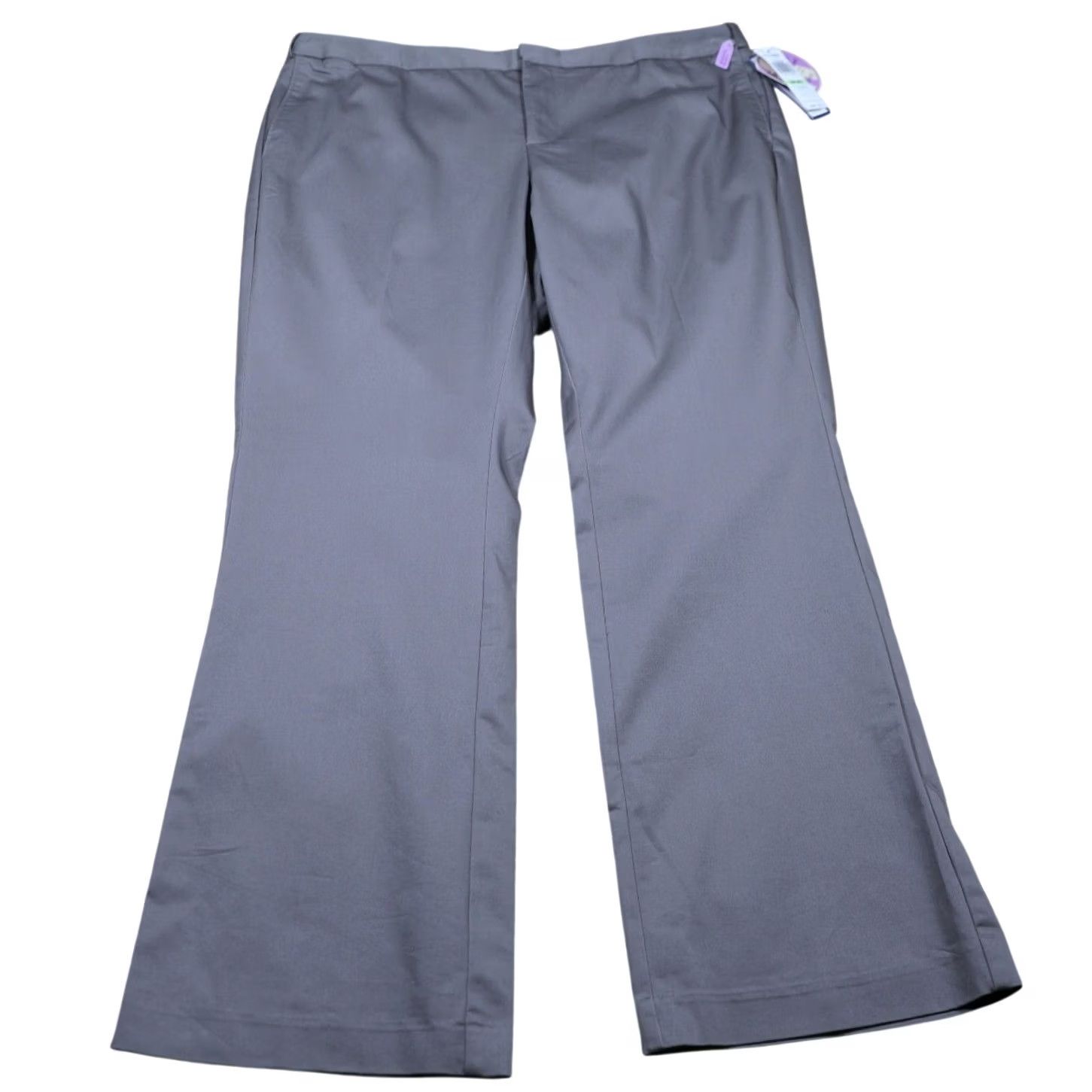 Dockers DOCKERS Womens 18W Medium Grey Bootcut Dress Pants Mid Rise Stretch NWT Size 40" / US 18 - 5 Thumbnail