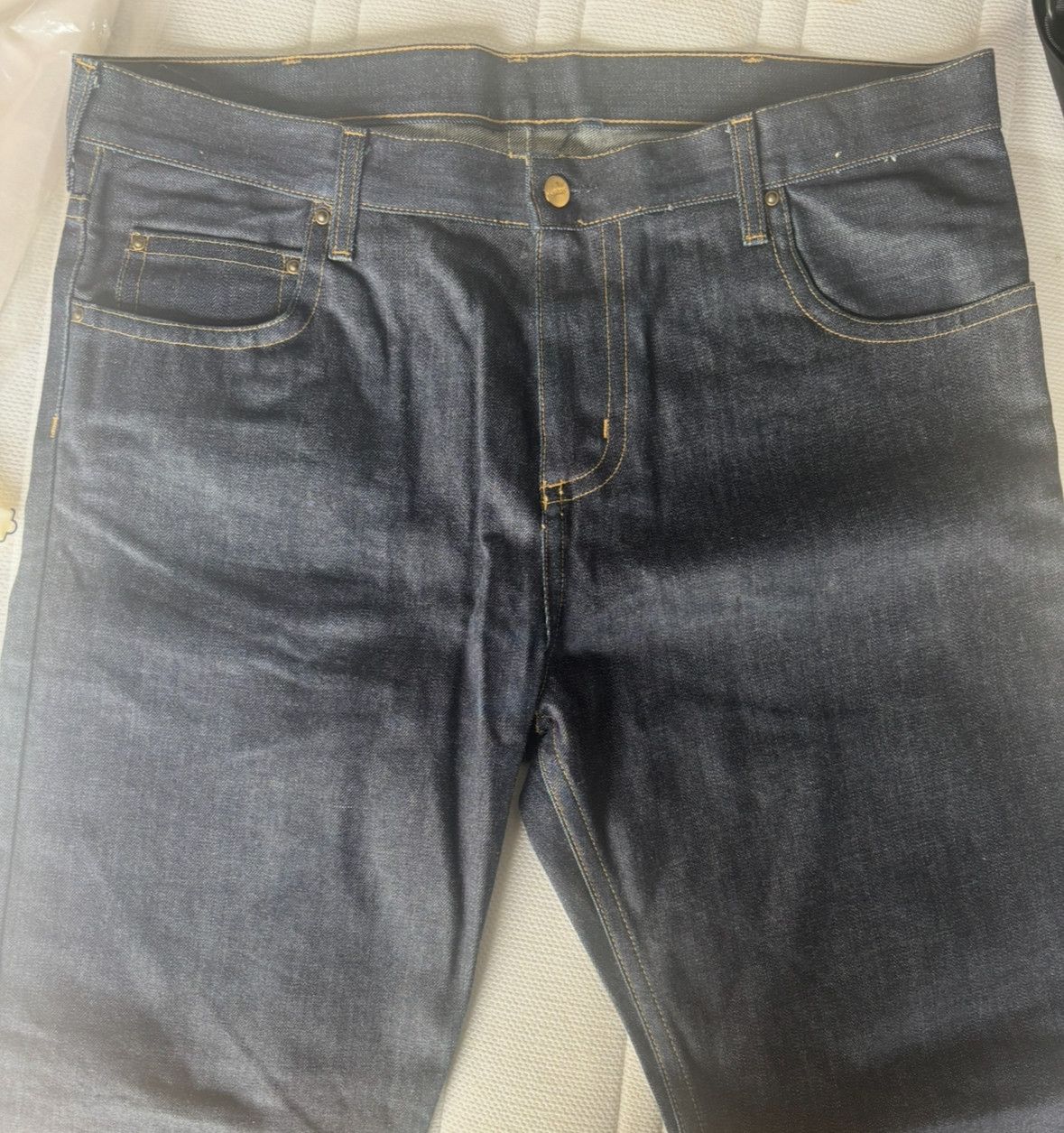 Carhartt Carhartt Slim Pant Raw Denim Jeans 38x34 Size US 38 / EU 54 - 3 Thumbnail