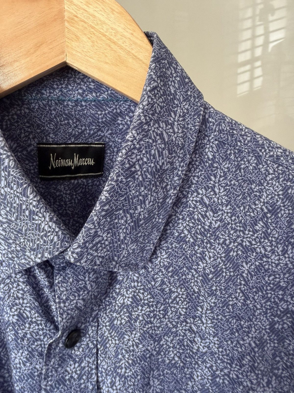 Neiman Marcus Neiman Marcus Floral Dress Shirt Size US M / EU 48-50 / 2 - 1 Thumbnail