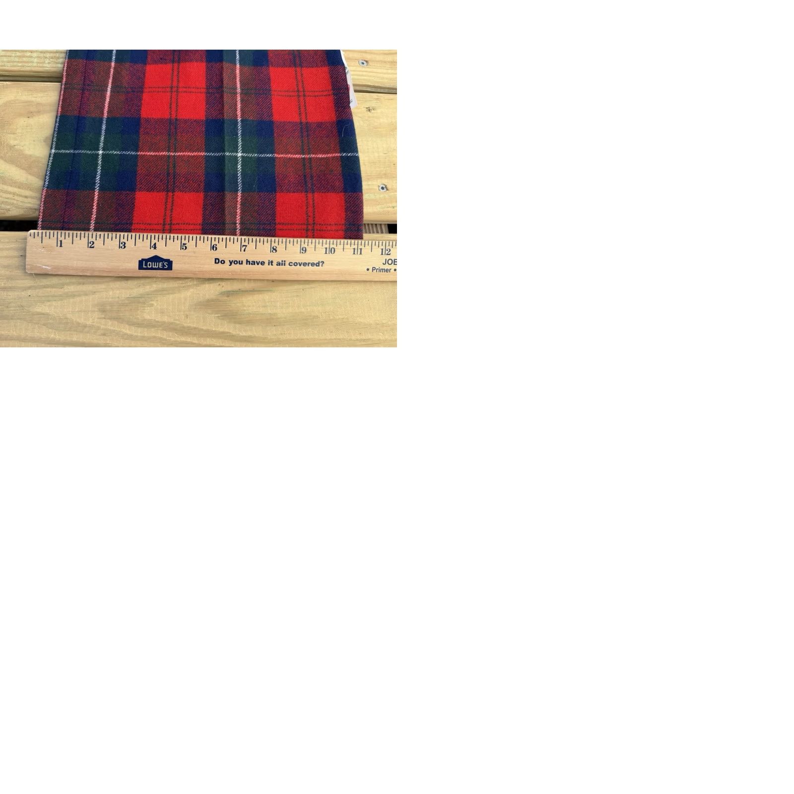 Pendleton VINTAGE Pendleton Wide Leg Flare Wool Plaid Pants Womens 18 Red 70s 32" Inseam NEW Size 40" / US 18 - 10 Thumbnail