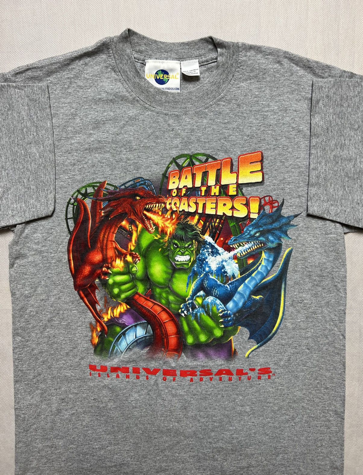 Vintage Rare Universal Studios Marvel Hulk 2000s vintage tshirt | Grailed