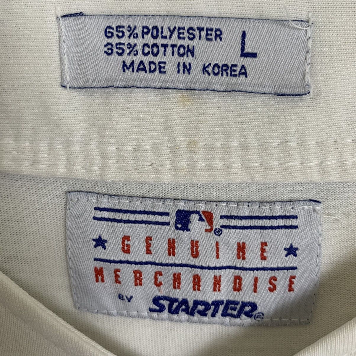Designer × Starter × Vintage Vintage Starter Brooklyn Dodgers Baseball Shirt Size US L / EU 52-54 / 3 - 14 Thumbnail